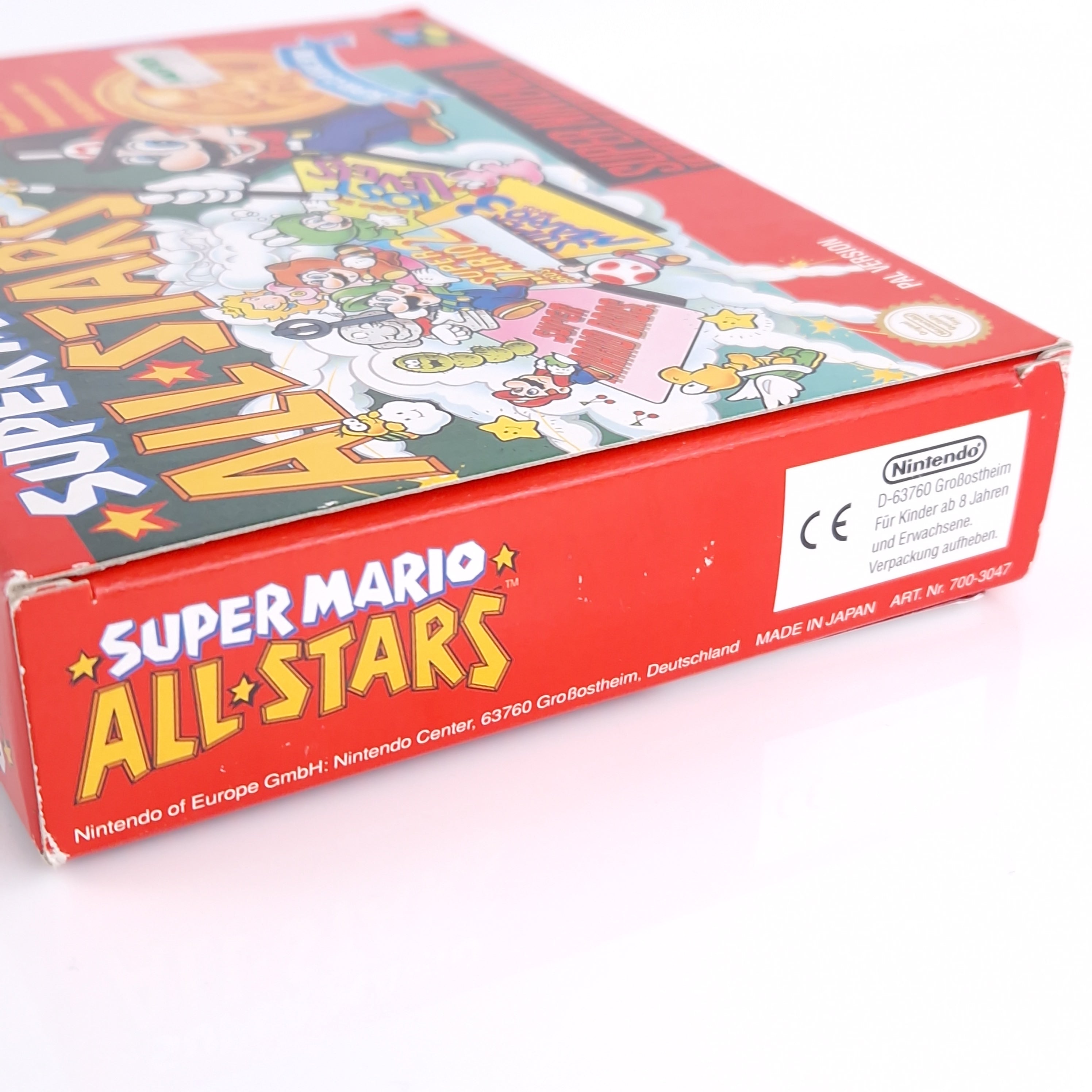 Super Nintendo Spiel – Super Mario Allstars Modul OVP PAL