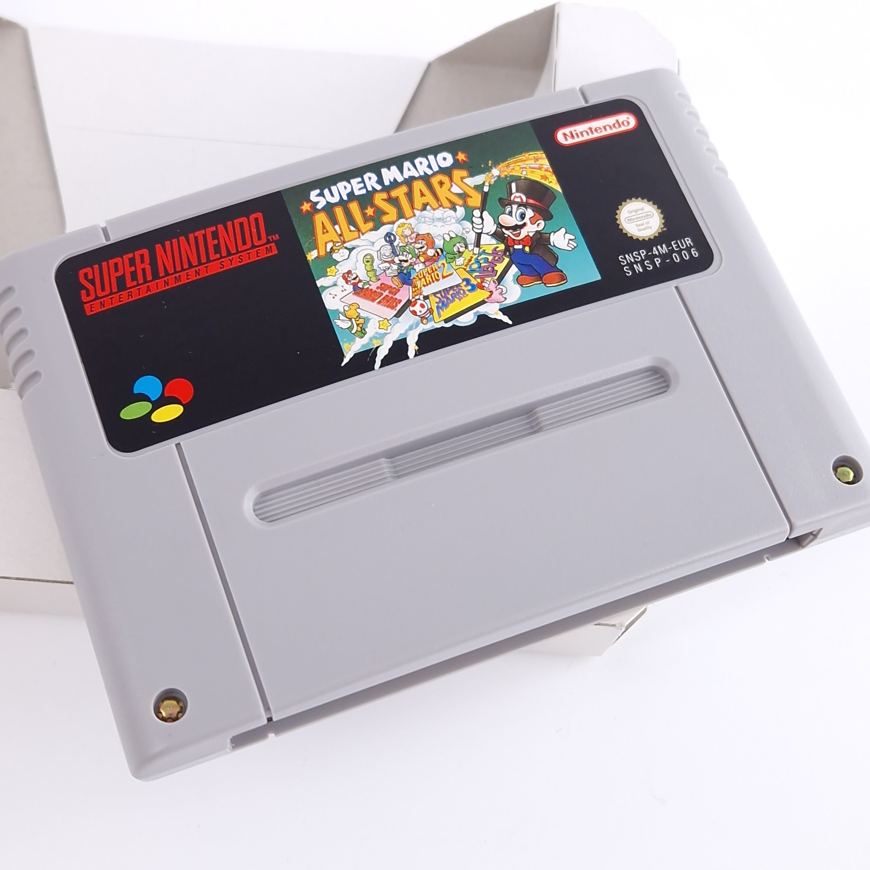 Super Nintendo Spiel – Super Mario Allstars Modul OVP PAL