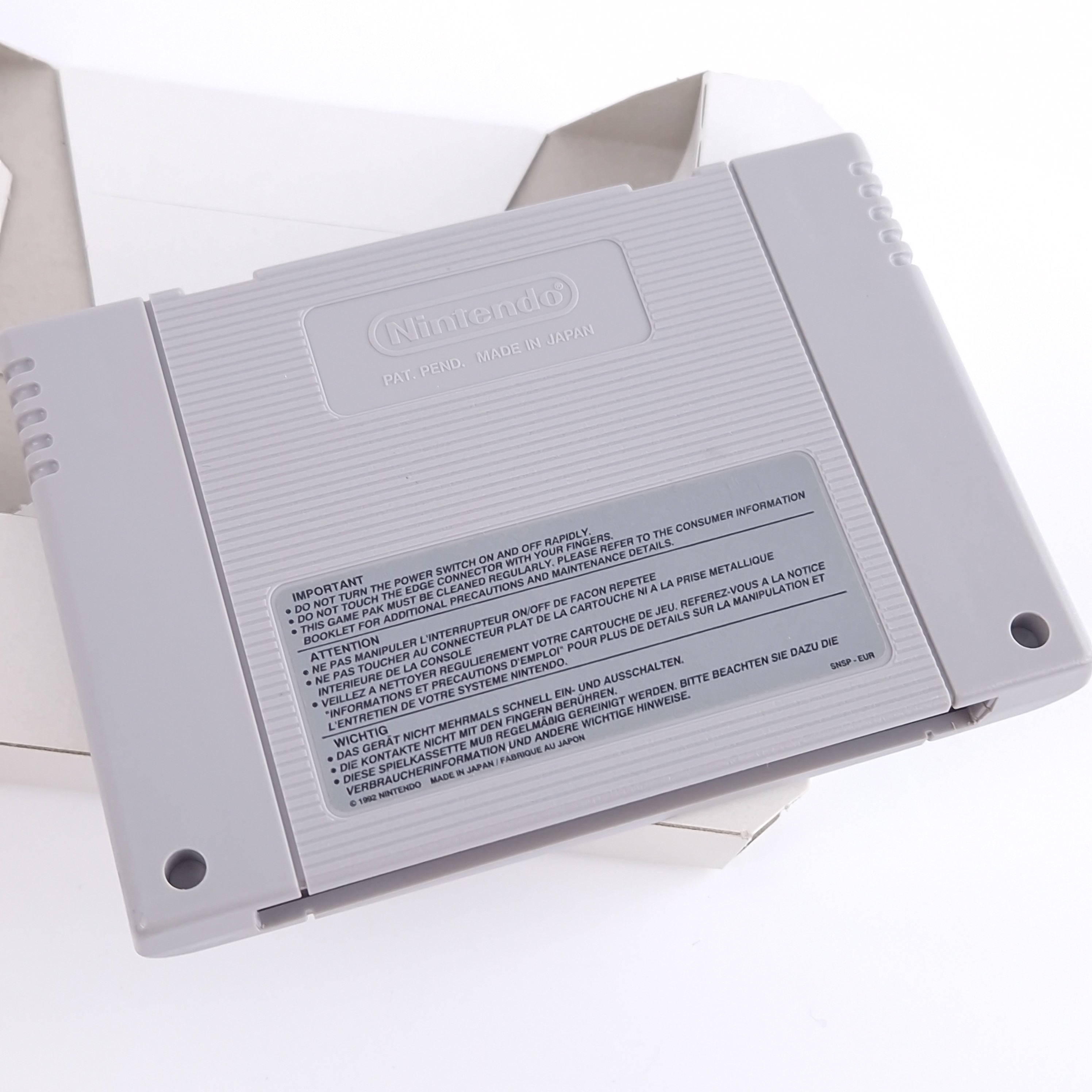 Super Nintendo Spiel – Super Mario Allstars Modul OVP PAL