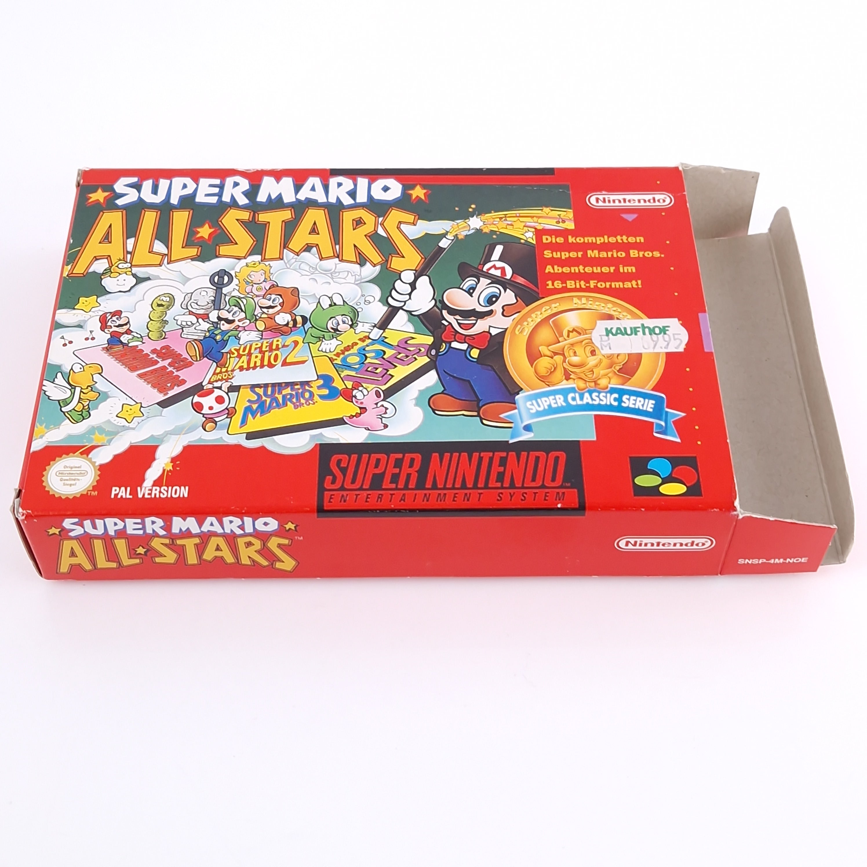 Super Nintendo Spiel – Super Mario Allstars Modul OVP PAL