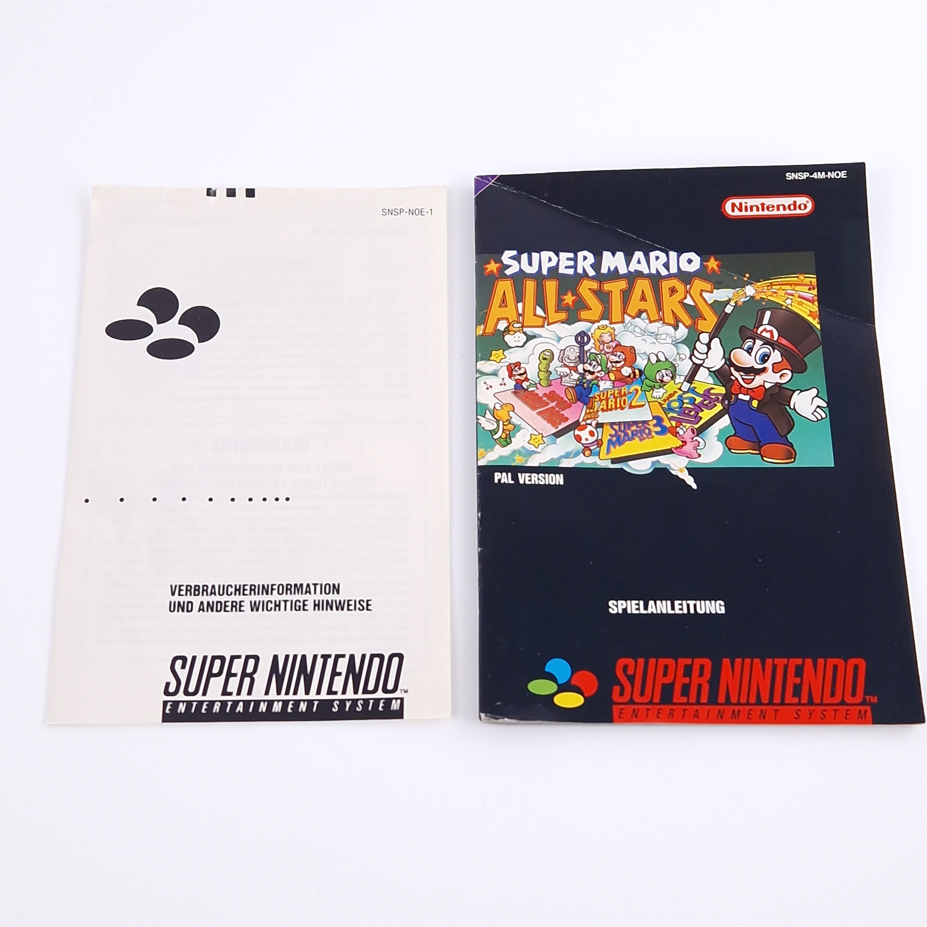 Super Nintendo Spiel – Super Mario Allstars Modul OVP PAL