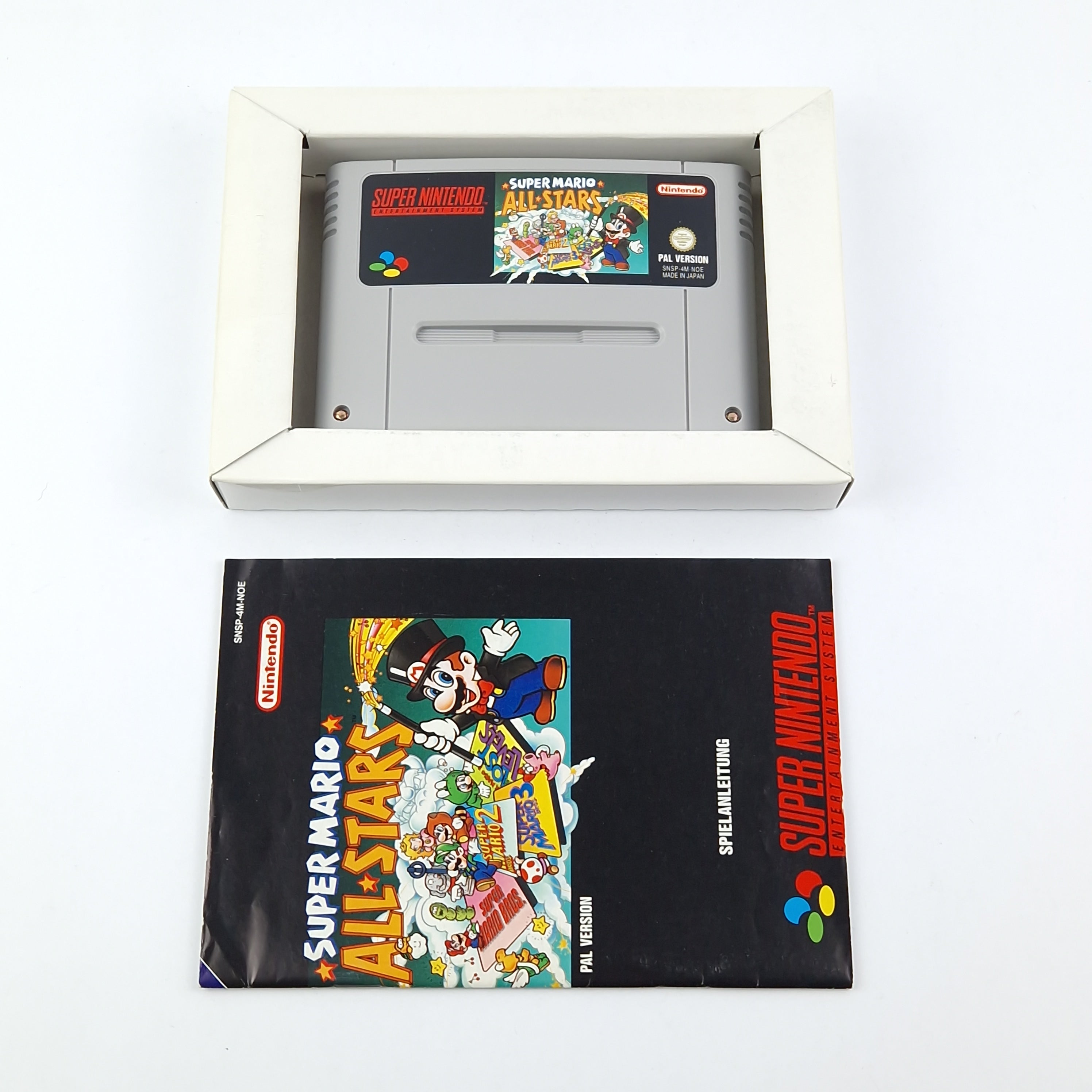 Super Nintendo Spiel: Super Mario Allstars - OVP Anleitung Modul Snes Pal Game