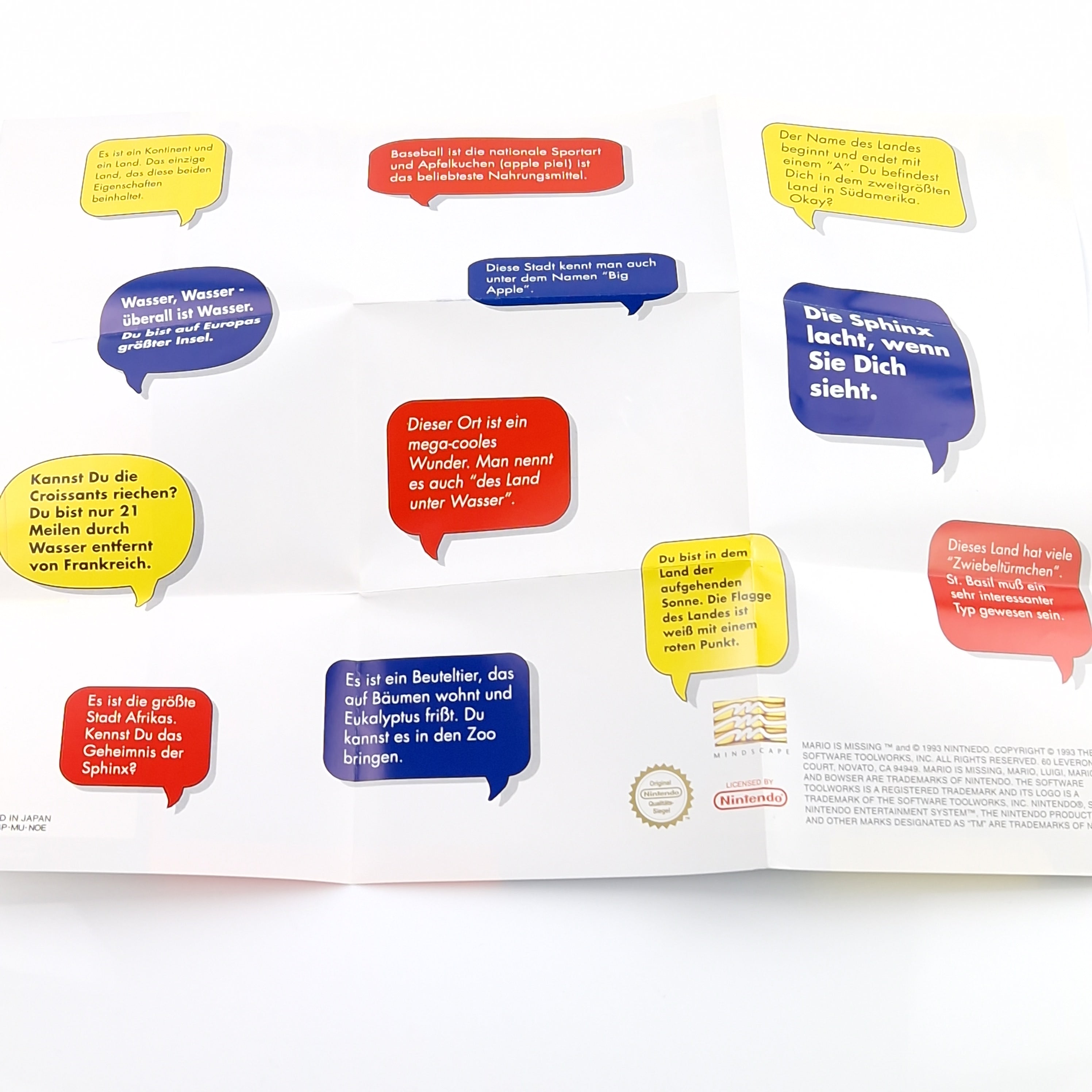 Super Nintendo Spiel – Mario is Missing SNES Modul OVP PAL