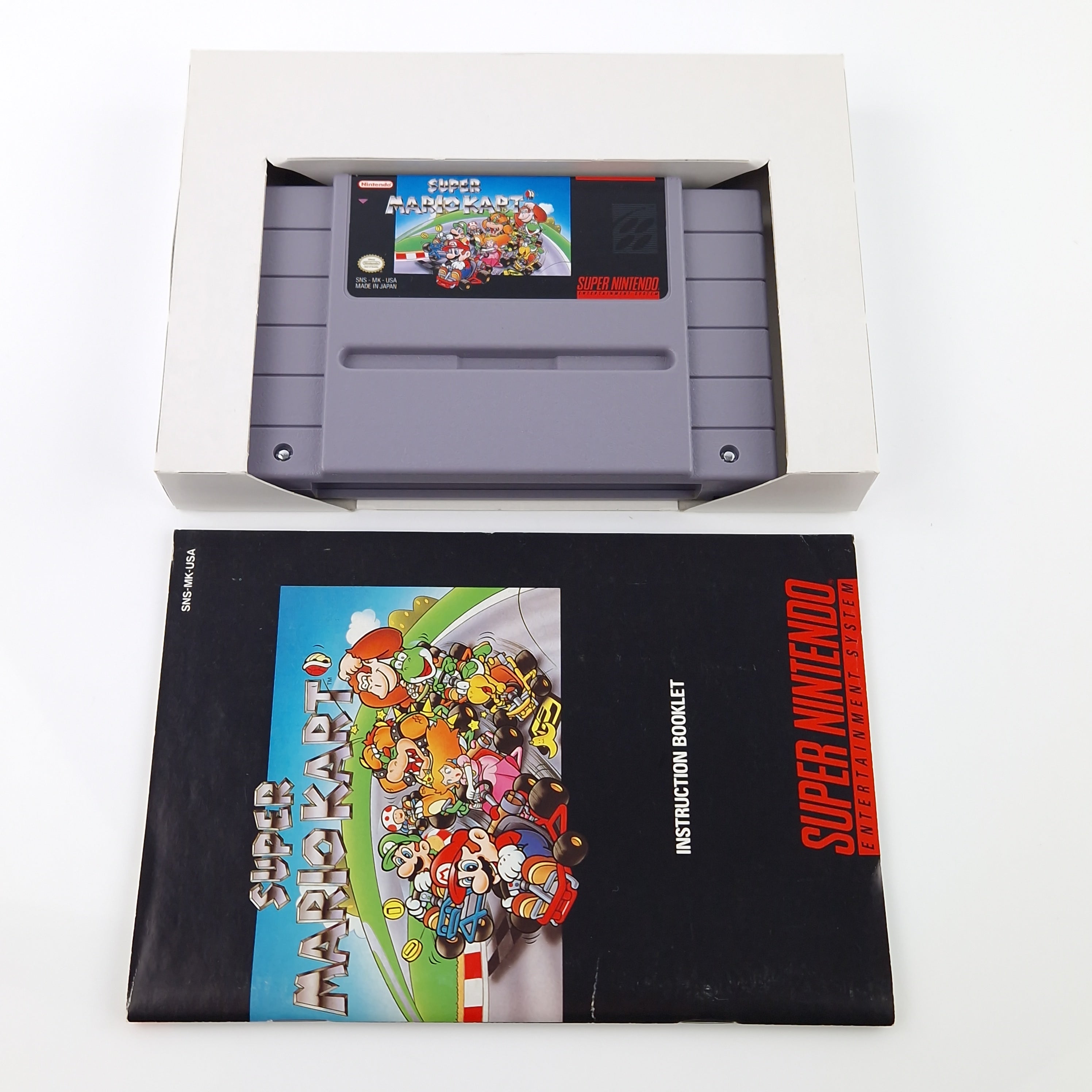 Super Nintendo Spiel – Super Mario Kart OVP NTSC USA