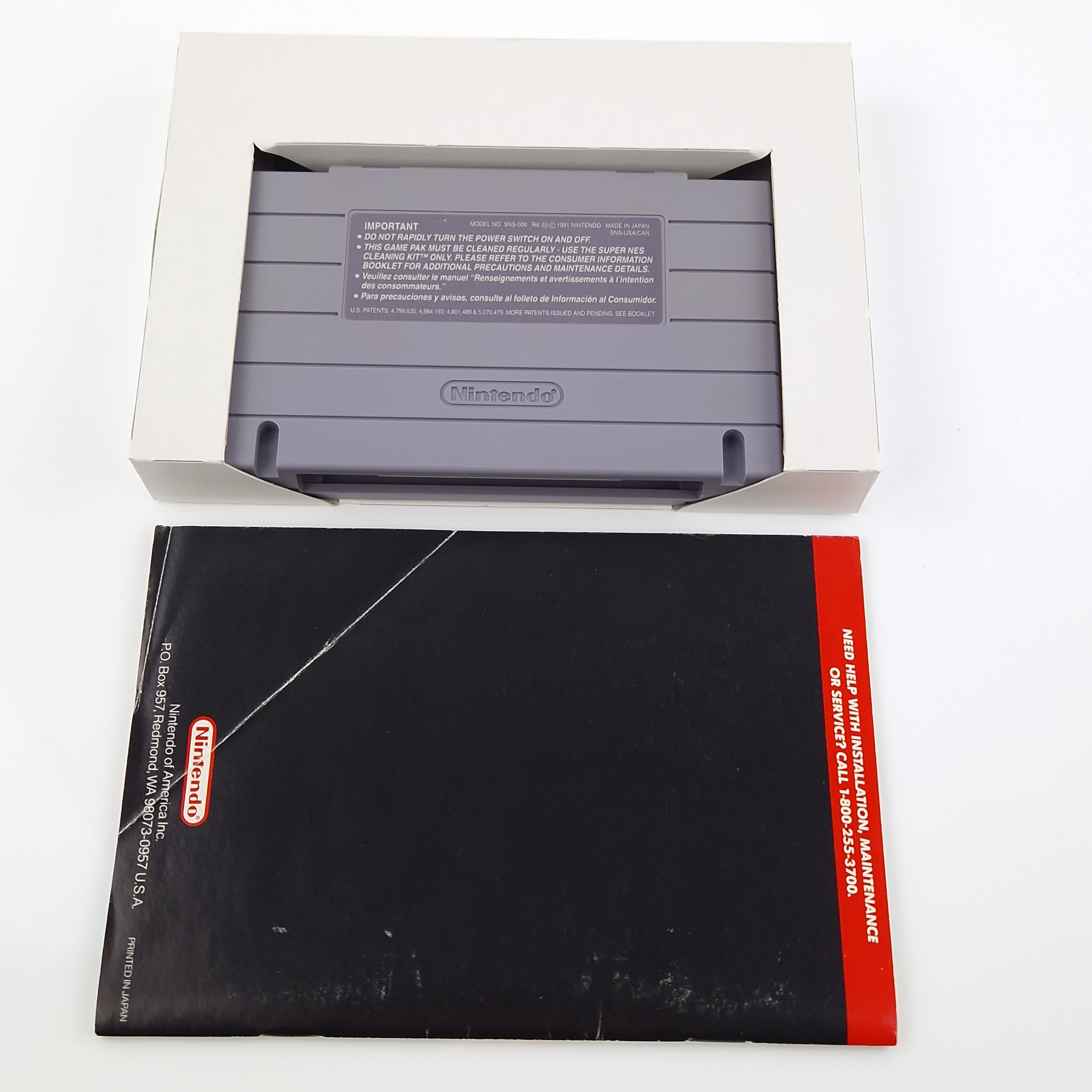 Super Nintendo Spiel – Super Mario Kart OVP NTSC USA