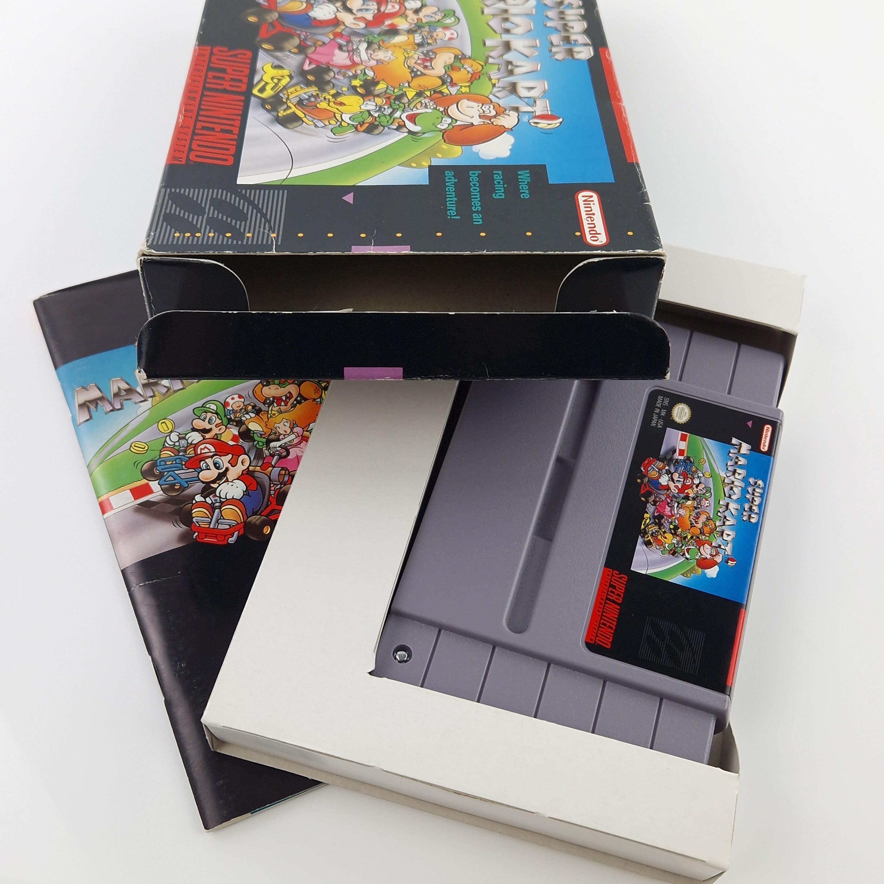Super Nintendo Spiel – Super Mario Kart OVP NTSC USA