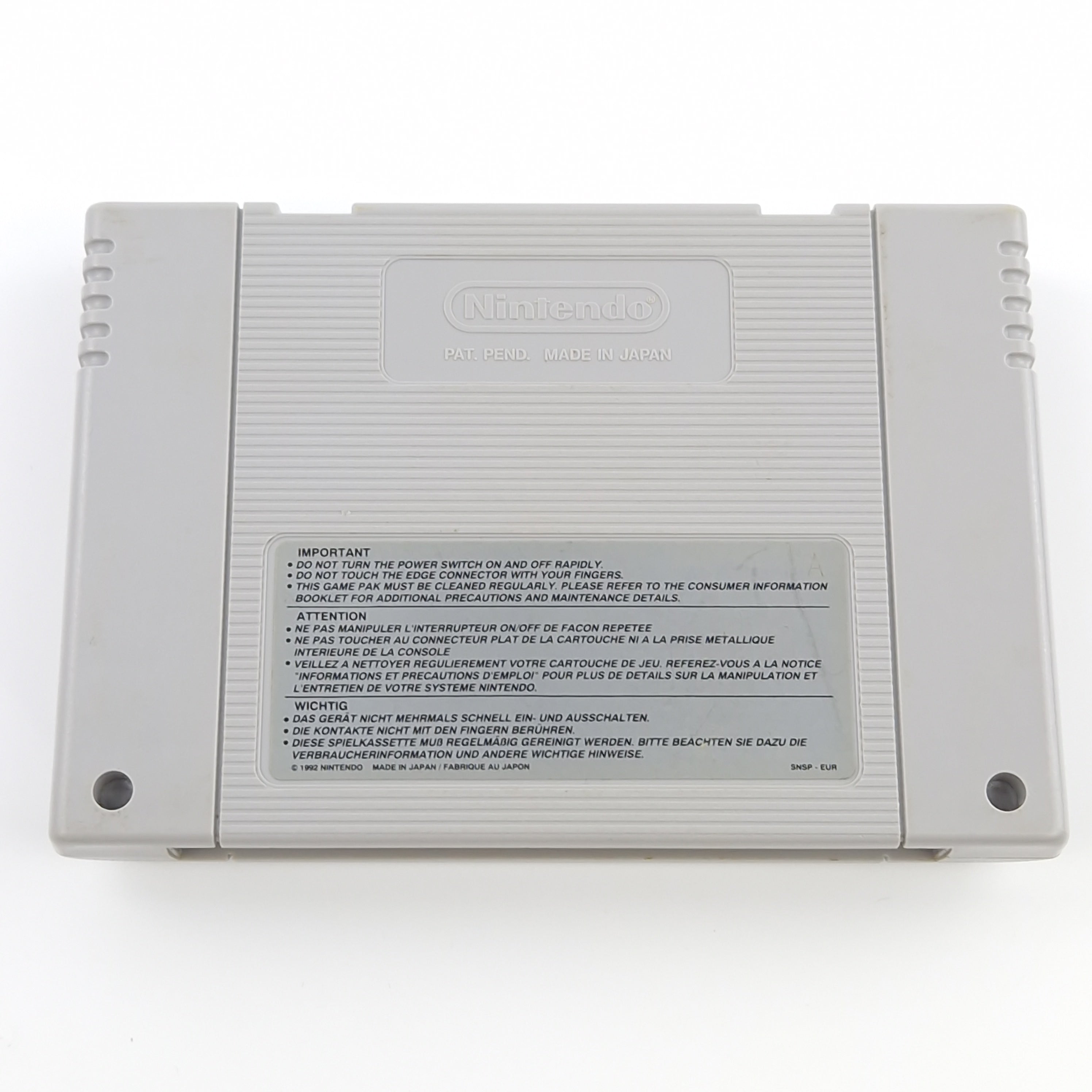 Super Nintendo Spiel – Super Mario Kart SNES Modul PAL