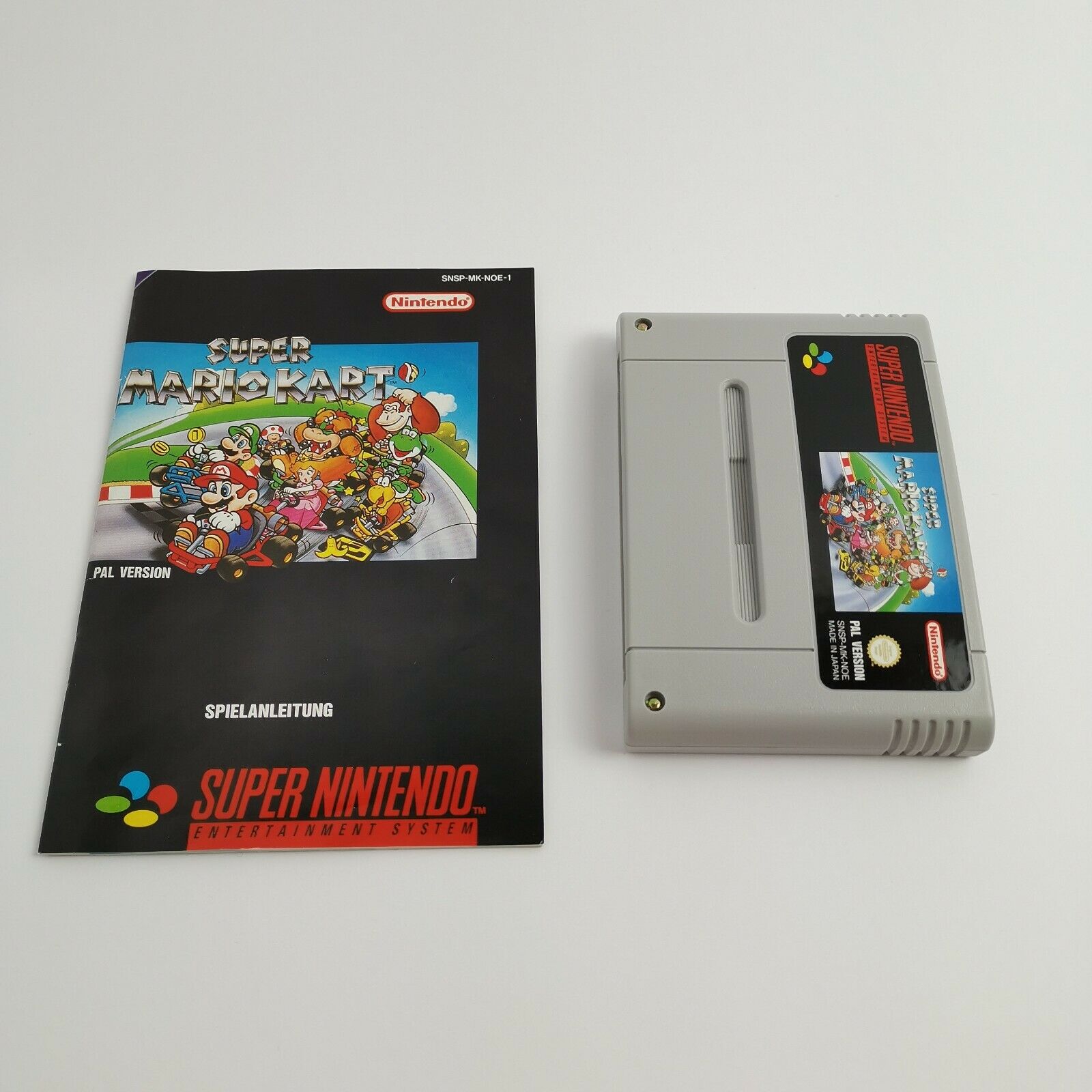 Super Nintendo Spiel – Super Mario Kart (SNES OVP PAL)