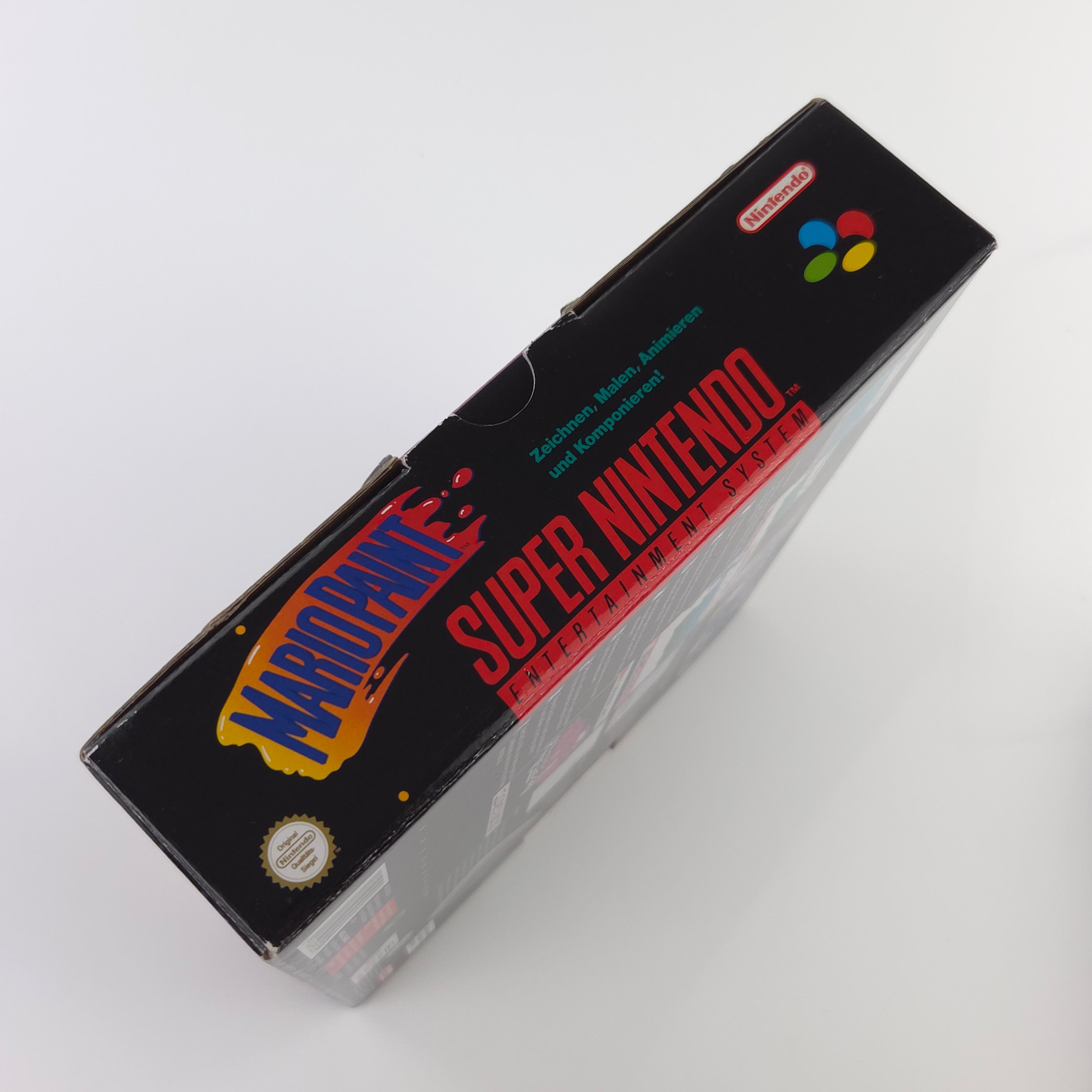 Super Nintendo Spiel – Mario Paint Big Box OVP PAL NOE
