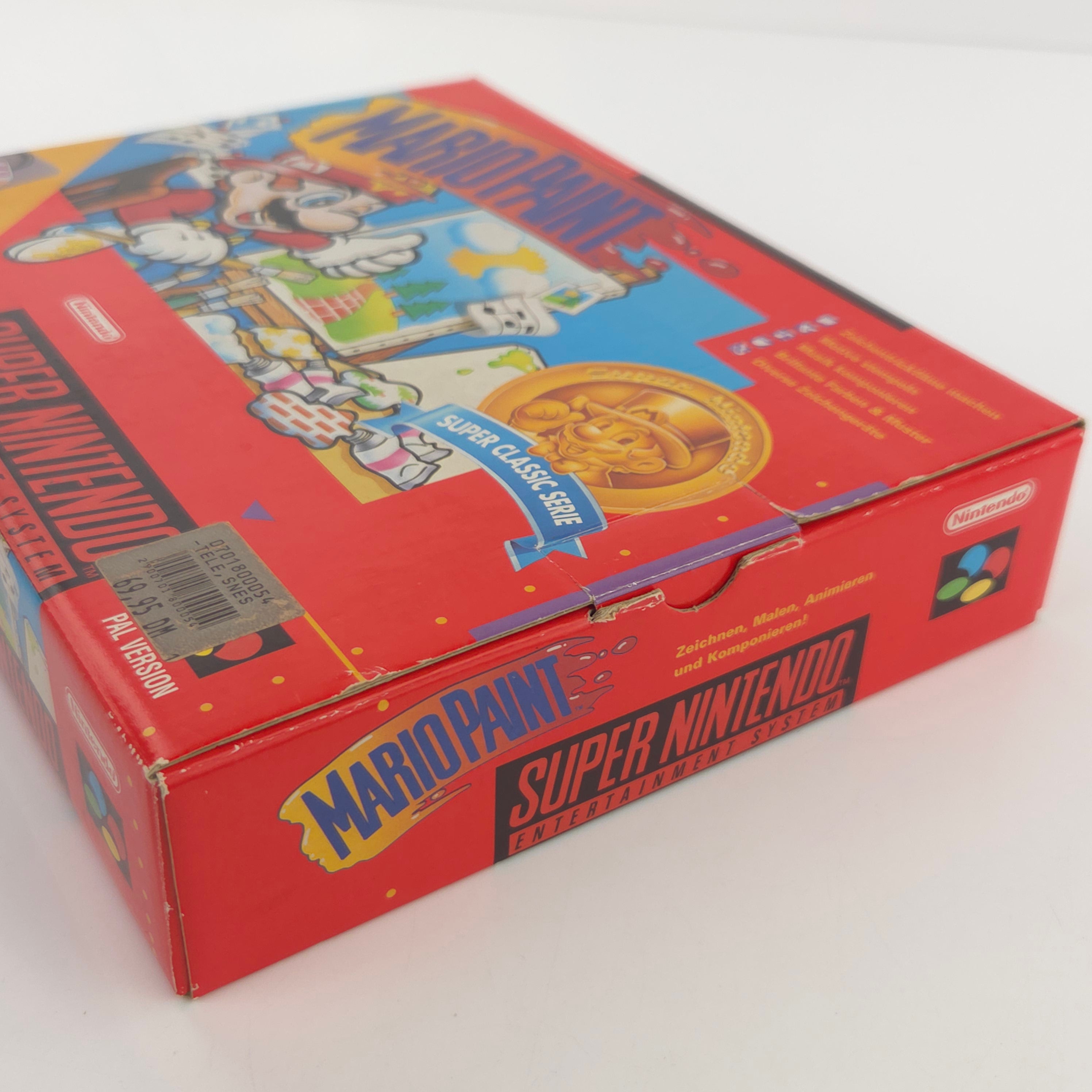 Super Nintendo Spiel Mario Paint SNES Maus OVP PAL NOE