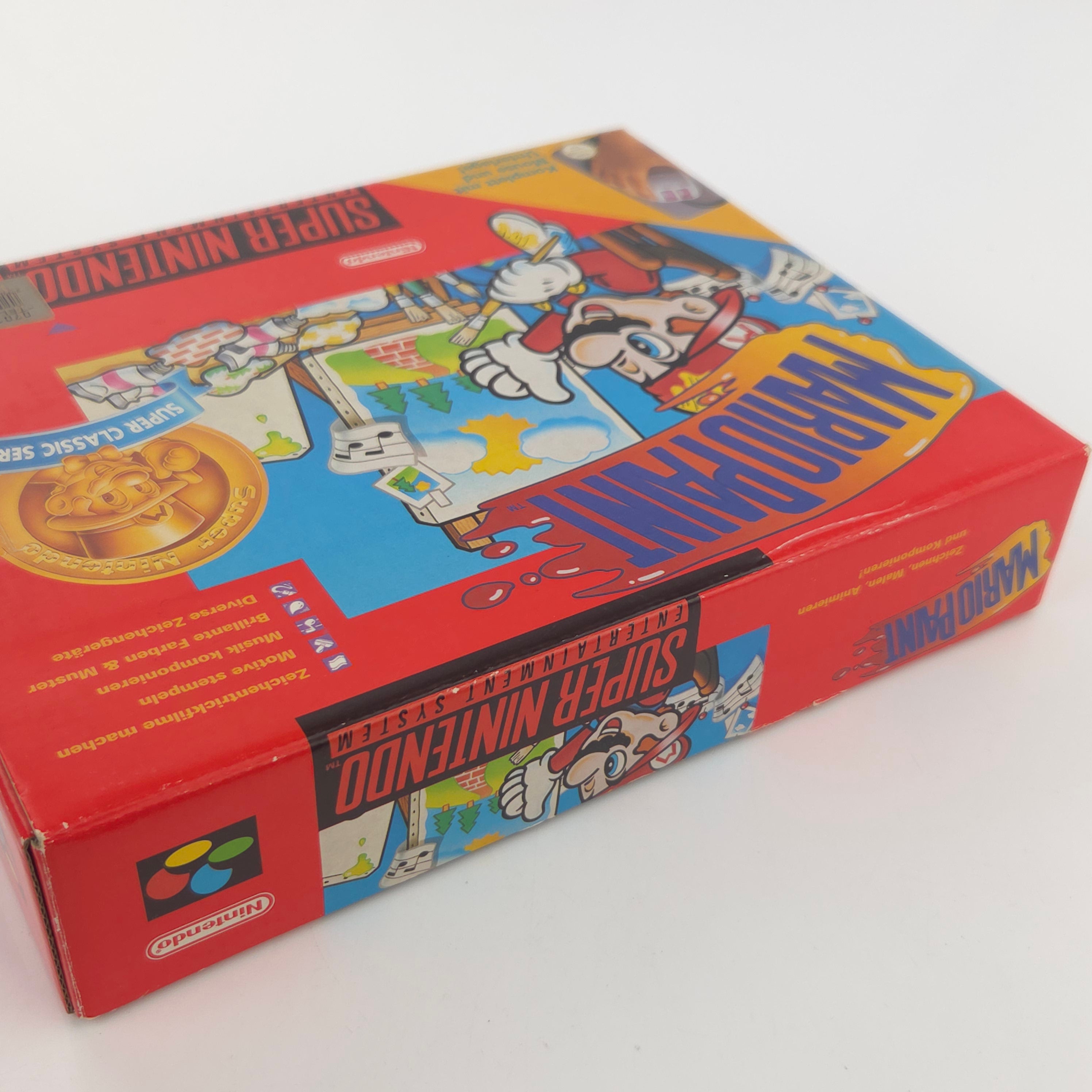 Super Nintendo Spiel Mario Paint SNES Maus OVP PAL NOE