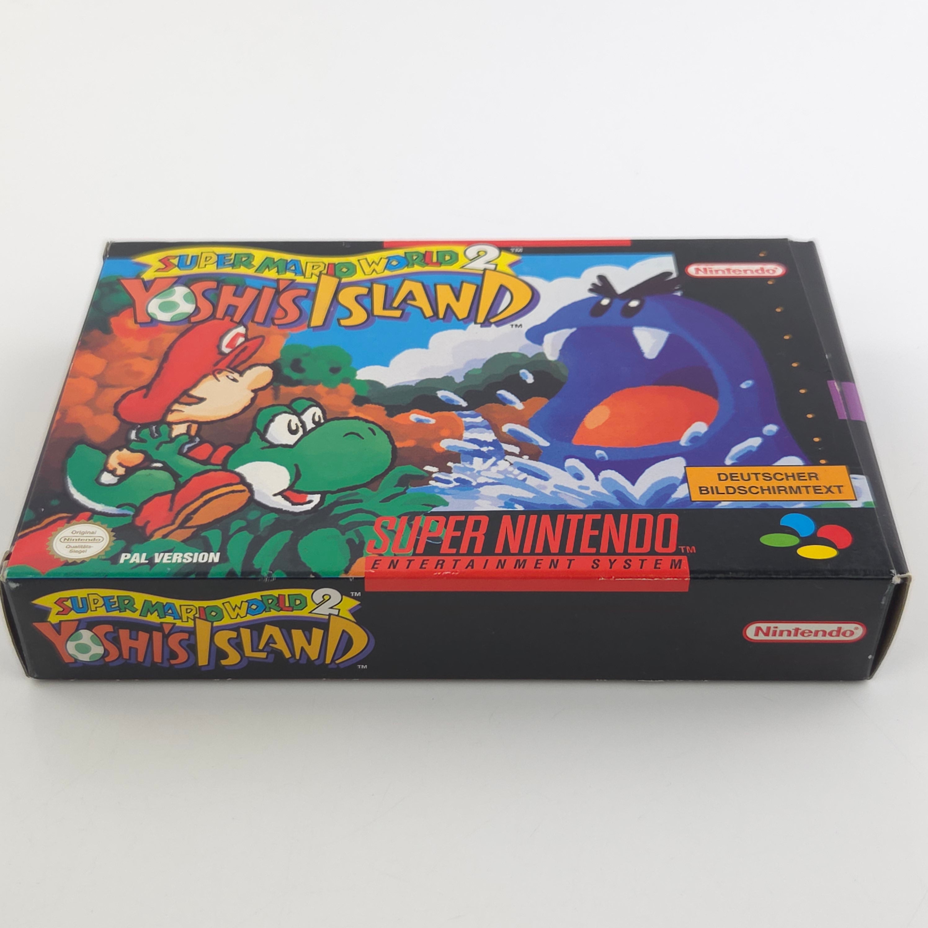Super Nintendo Spiel – Super Mario World 2 Yoshis Island OVP