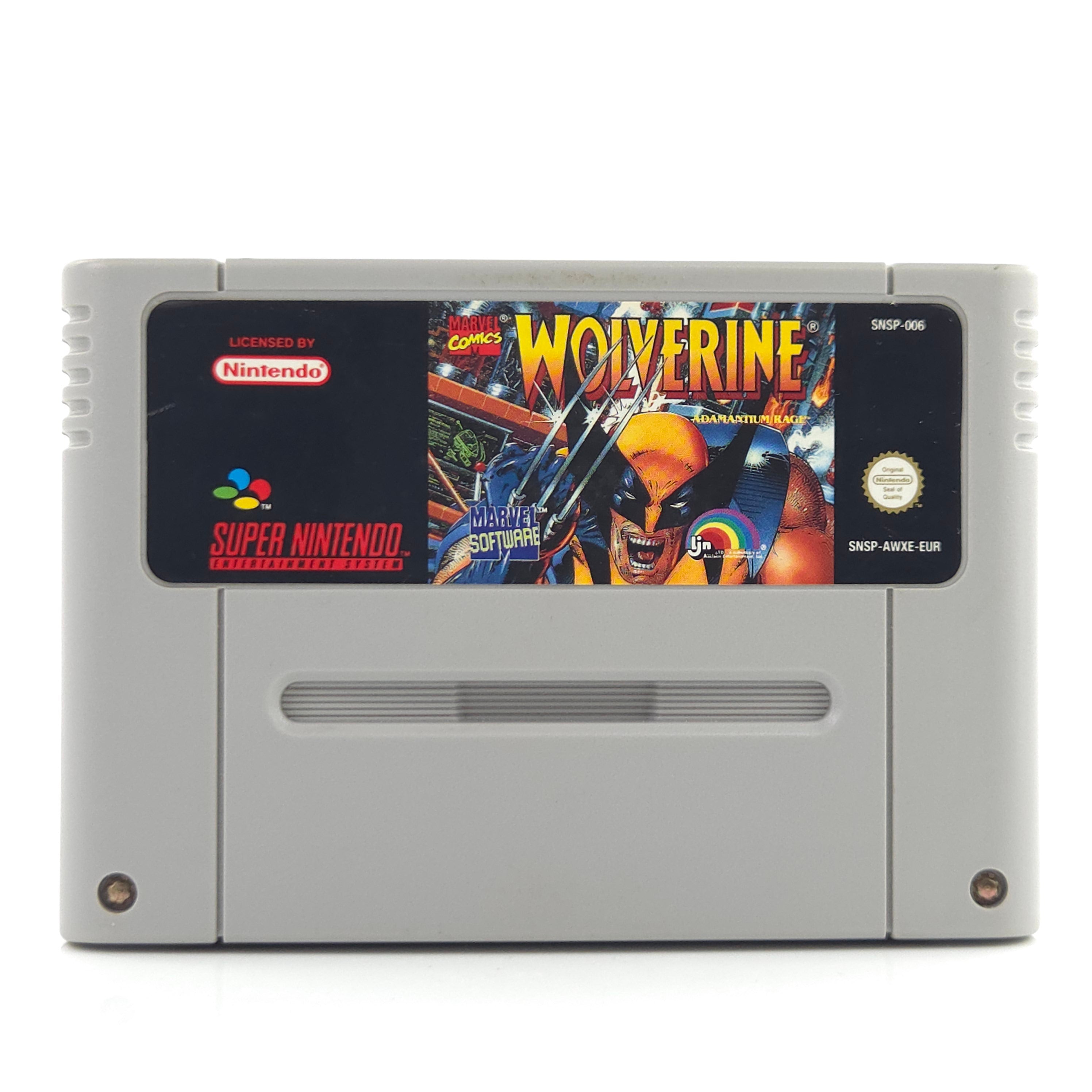 Super Nintendo Spiel Marvel Comics Wolverine SNES PAL