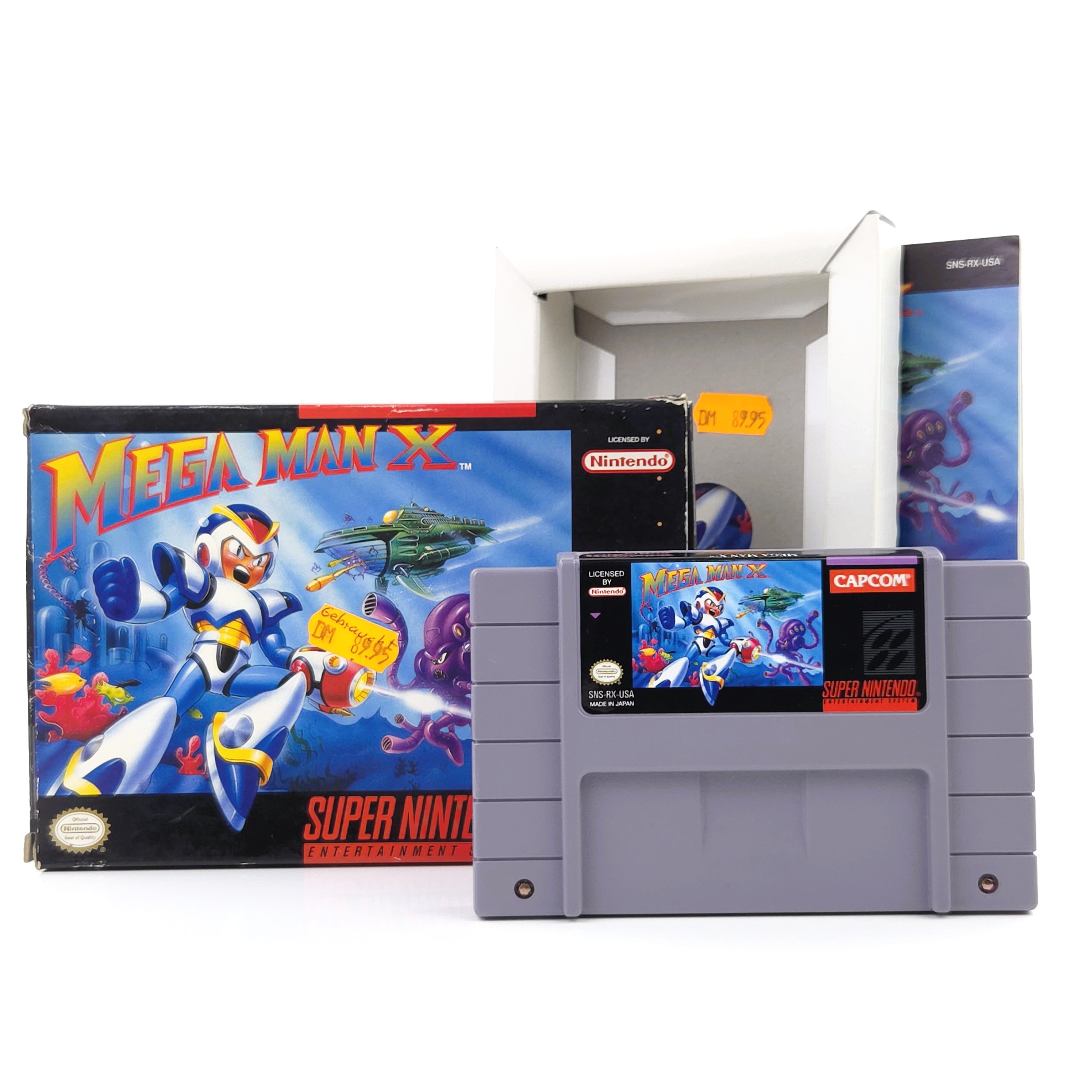 Super Nintendo Spiel – Mega Man X (SNES OVP)