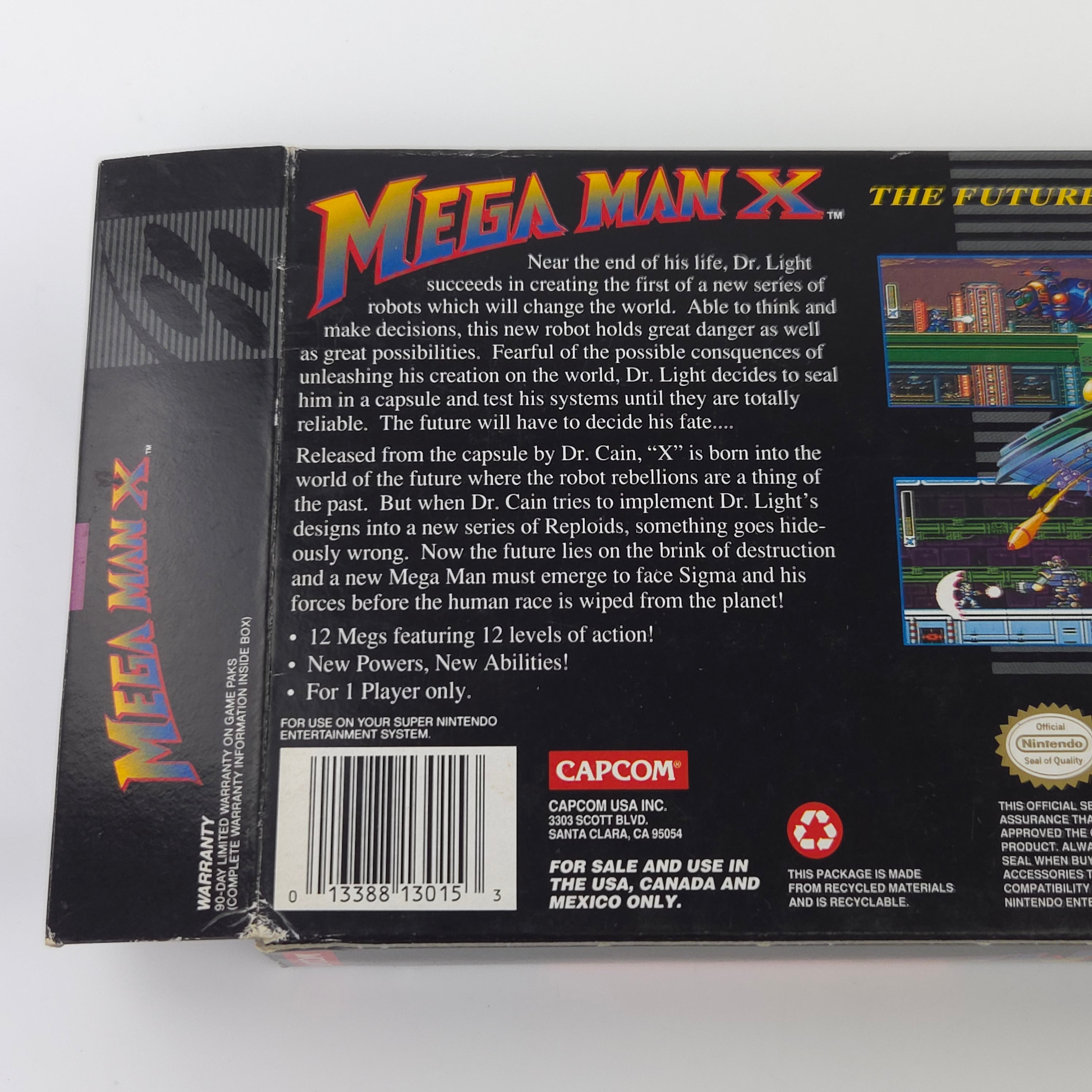 Super Nintendo Spiel – Mega Man X (SNES OVP)