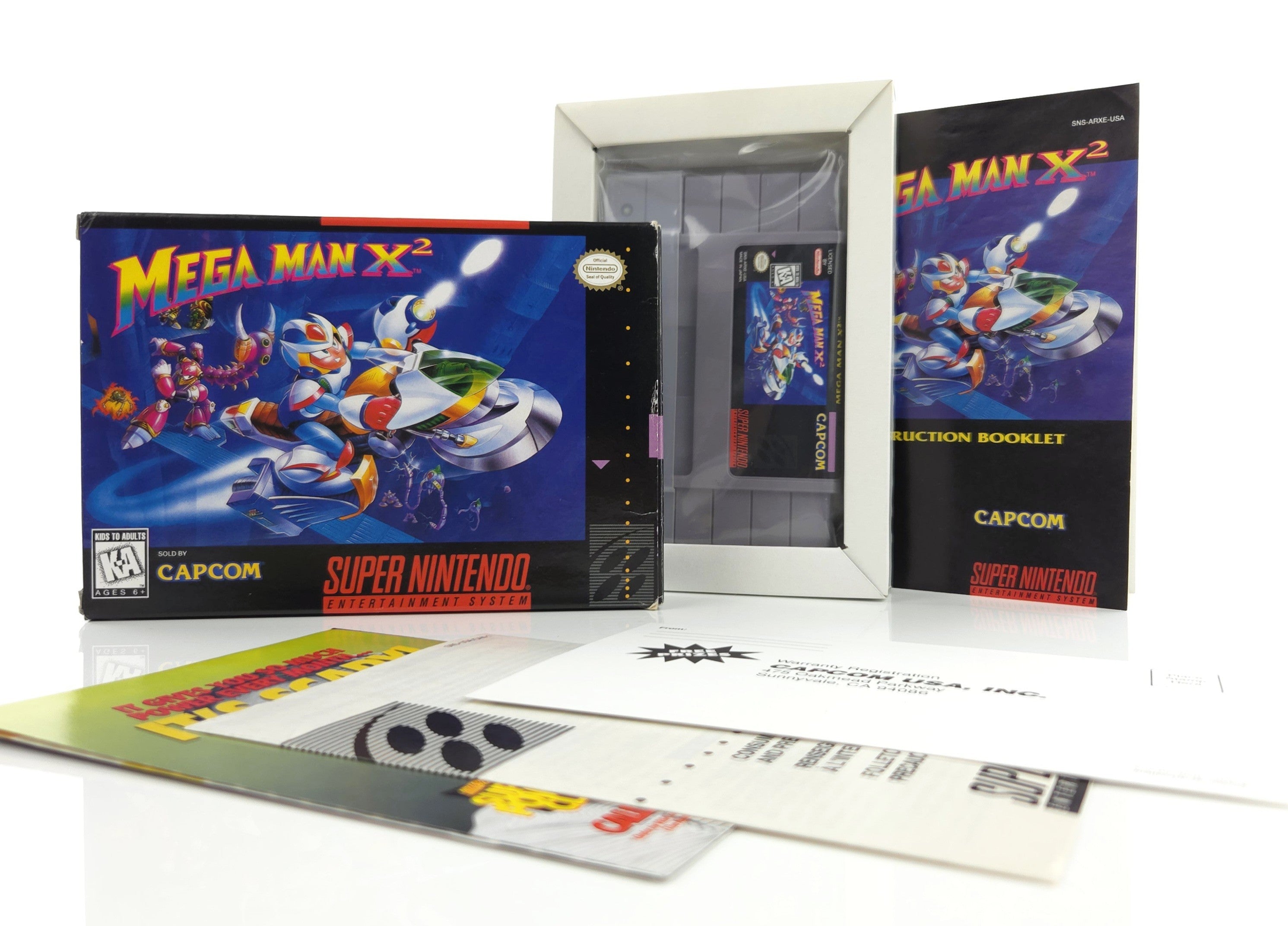 Super Nintendo Spiel – Mega Man X2 USA Version OVP