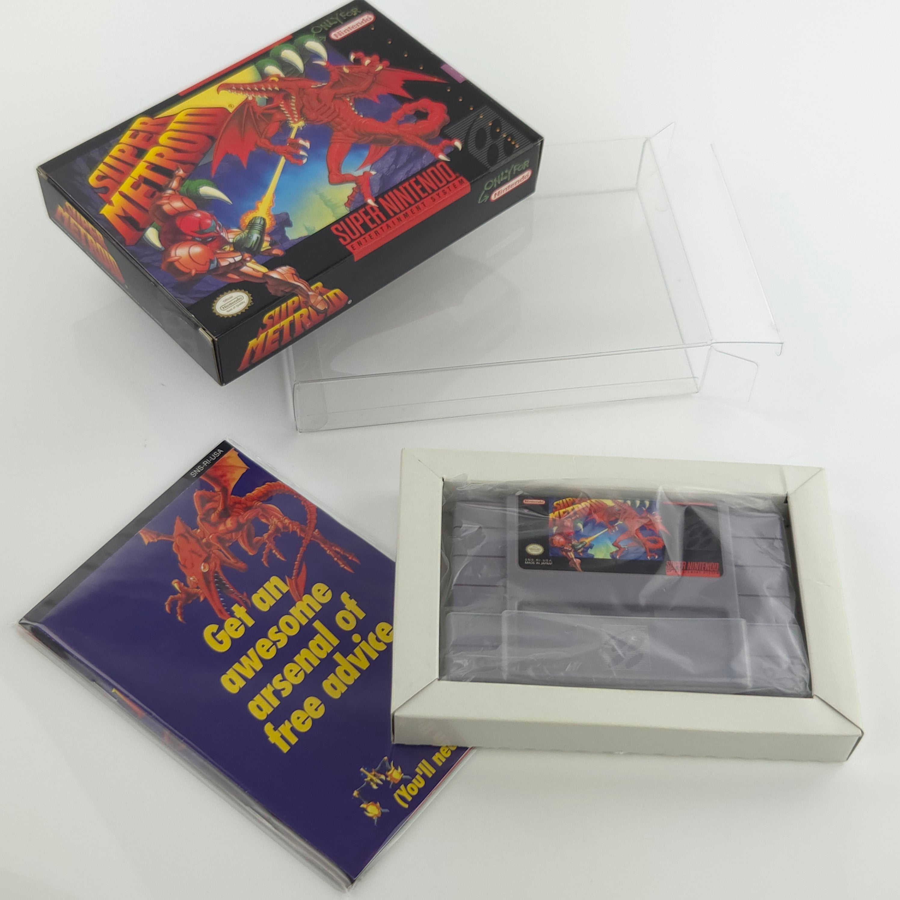 Super Nintendo Spiel – Super Metroid (OVP USA SNES)