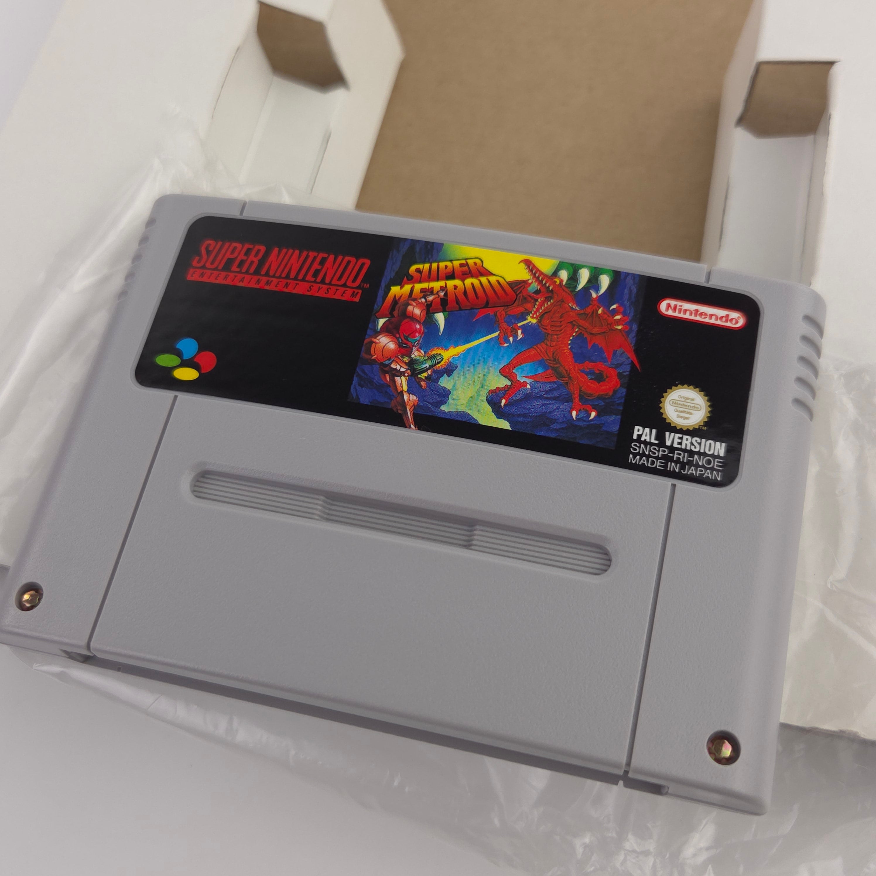 Super Nintendo Spiel – Super Metroid (SNES OVP PAL)