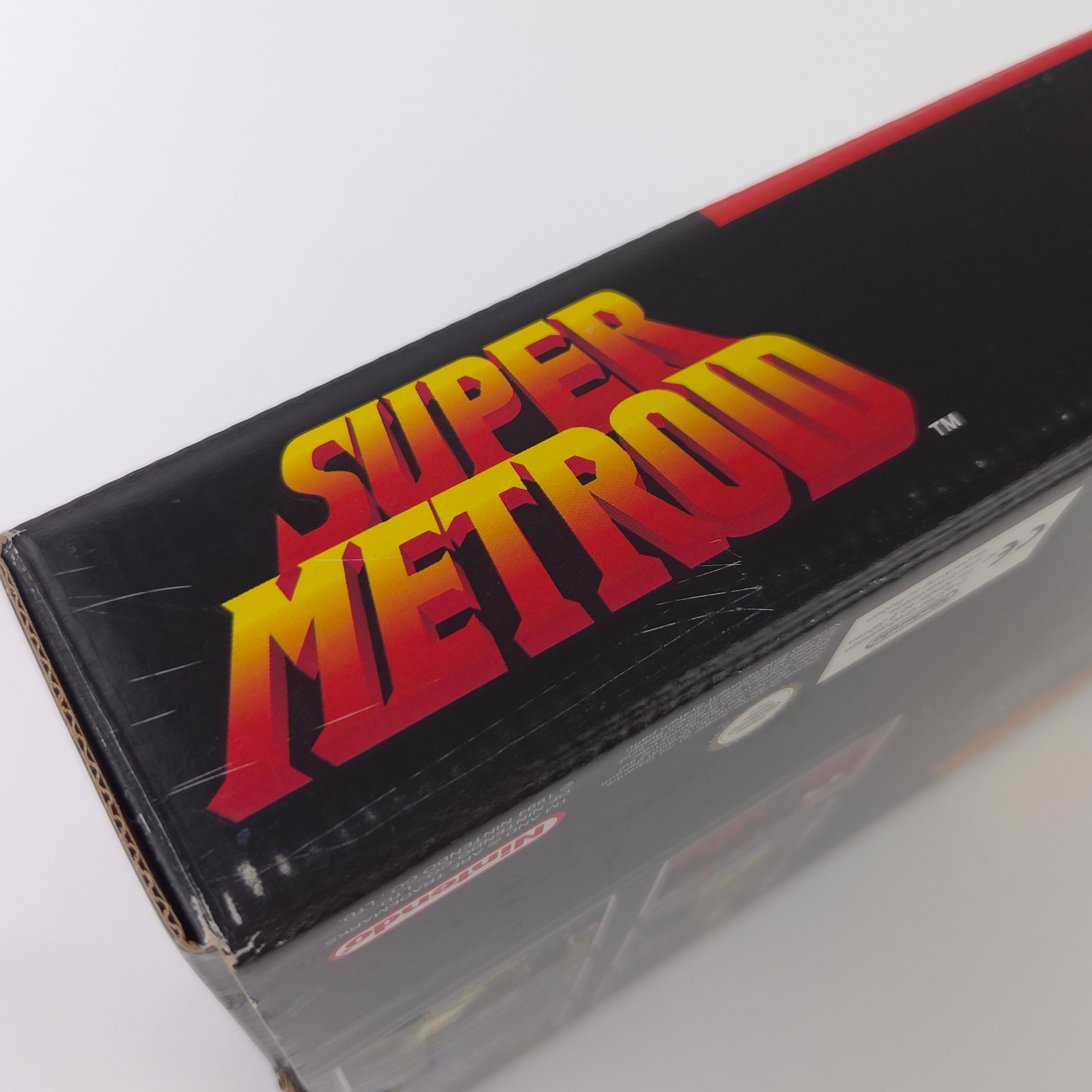 Super Nintendo Spiel – Super Metroid Big Box OVP PAL