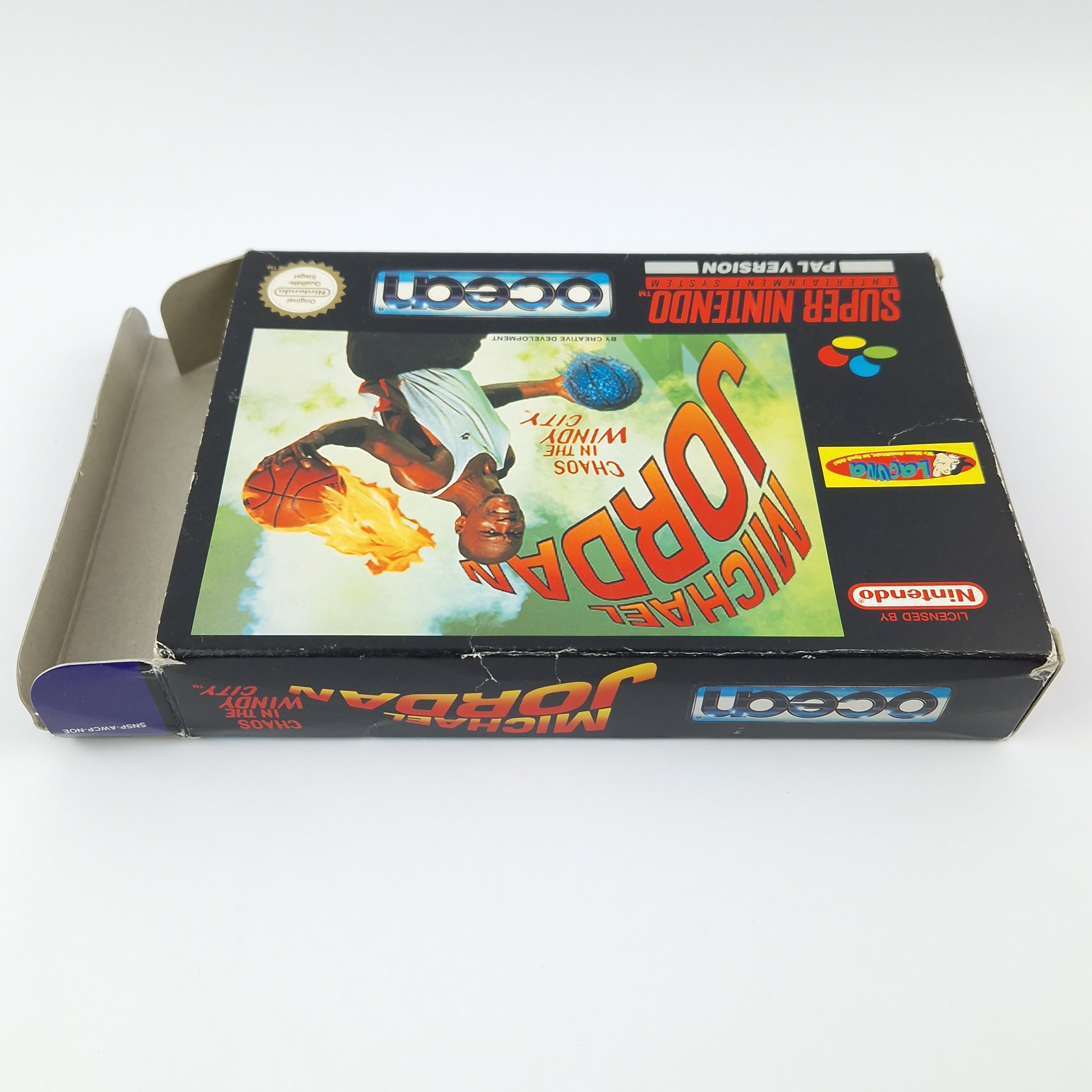 Super Nintendo Spiel – Michael Jordan Basketball OVP CIB