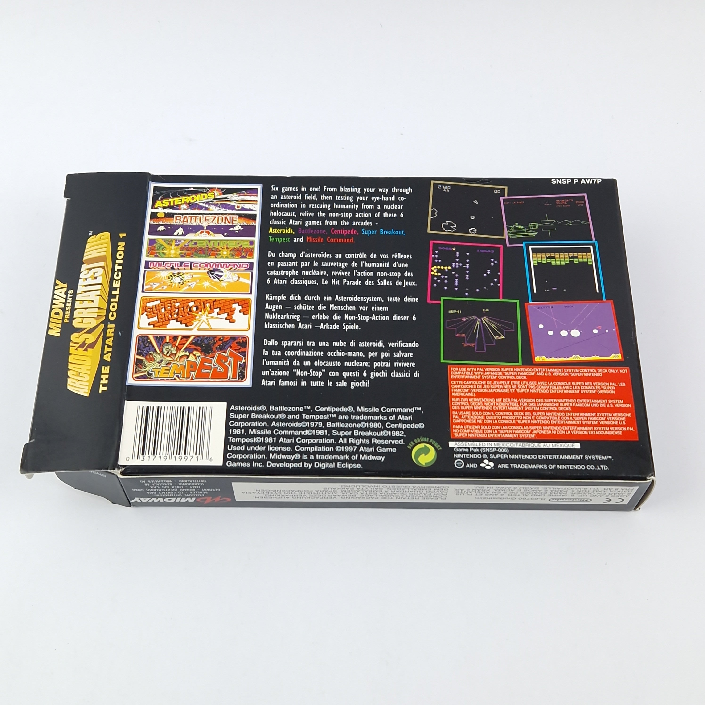Super Nintendo Spiel – Midway Arcades Greatest Hits OVP
