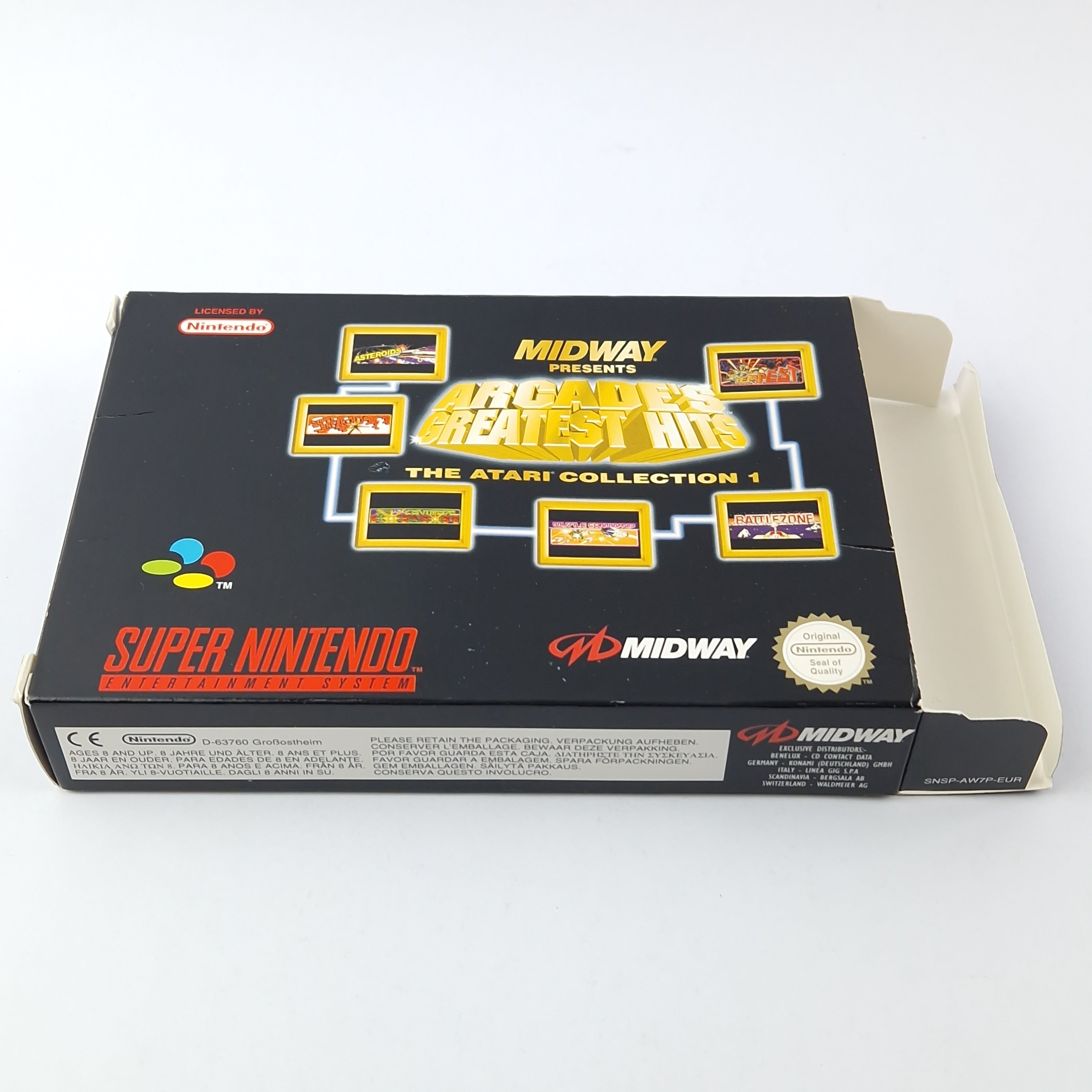 Super Nintendo Spiel – Midway Arcades Greatest Hits OVP