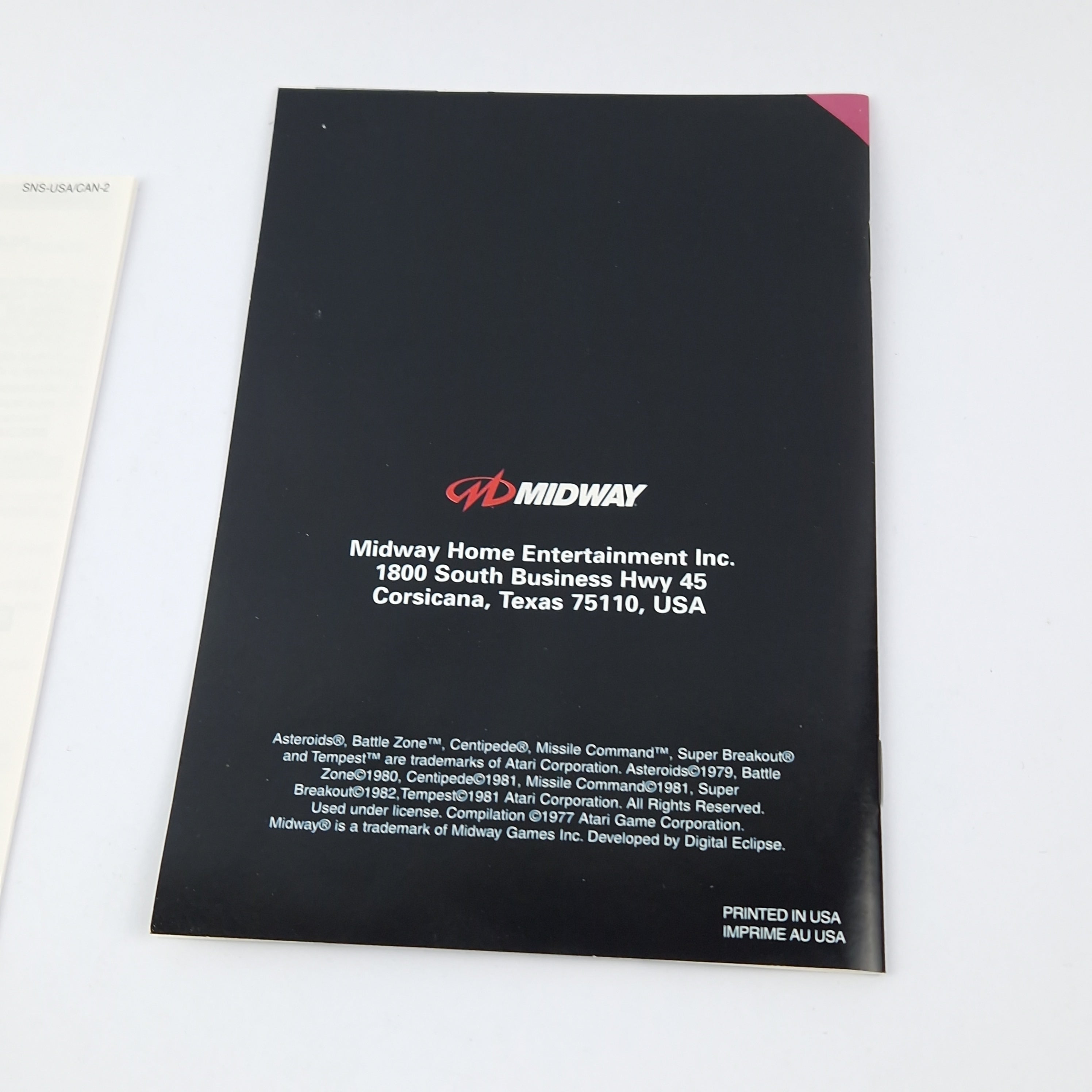 Super Nintendo Spiel – Midway Arcades Greatest Hits OVP