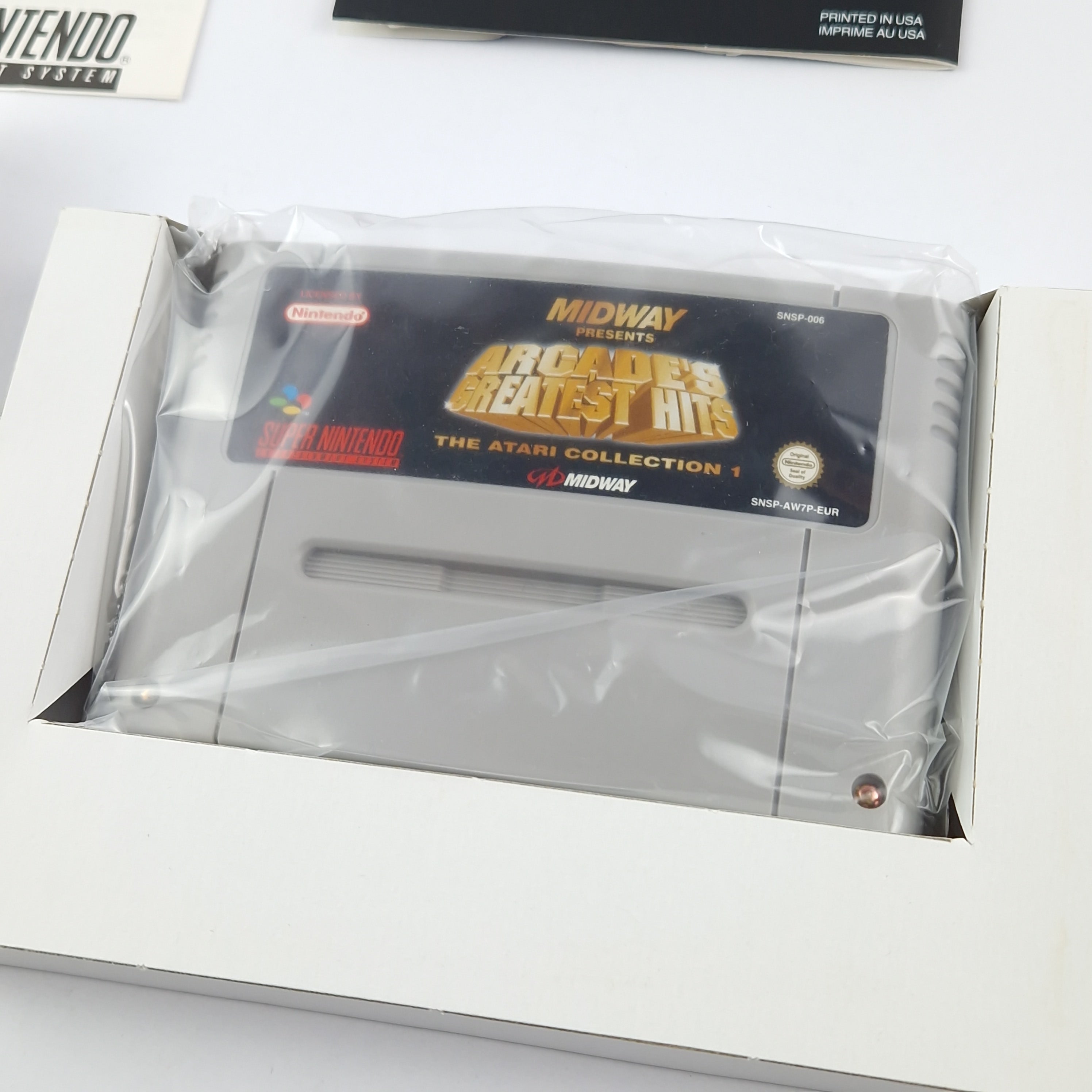 Super Nintendo Spiel – Midway Arcades Greatest Hits OVP