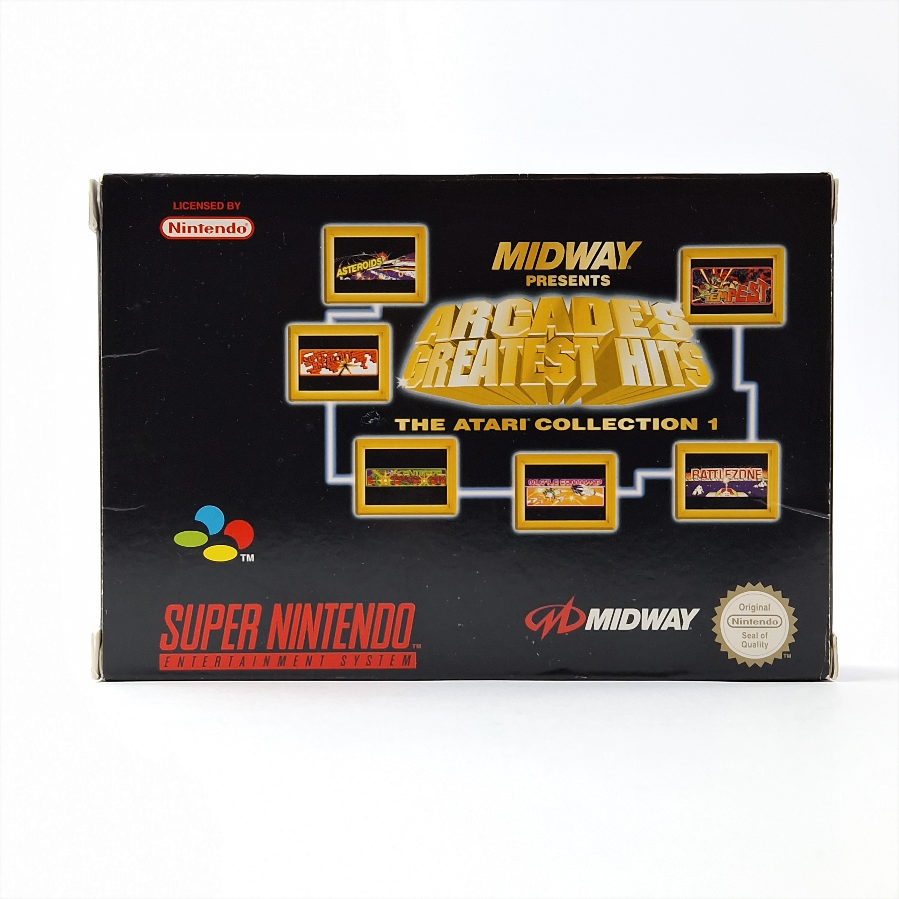 Super Nintendo Spiel – Midway Arcades Greatest Hits OVP