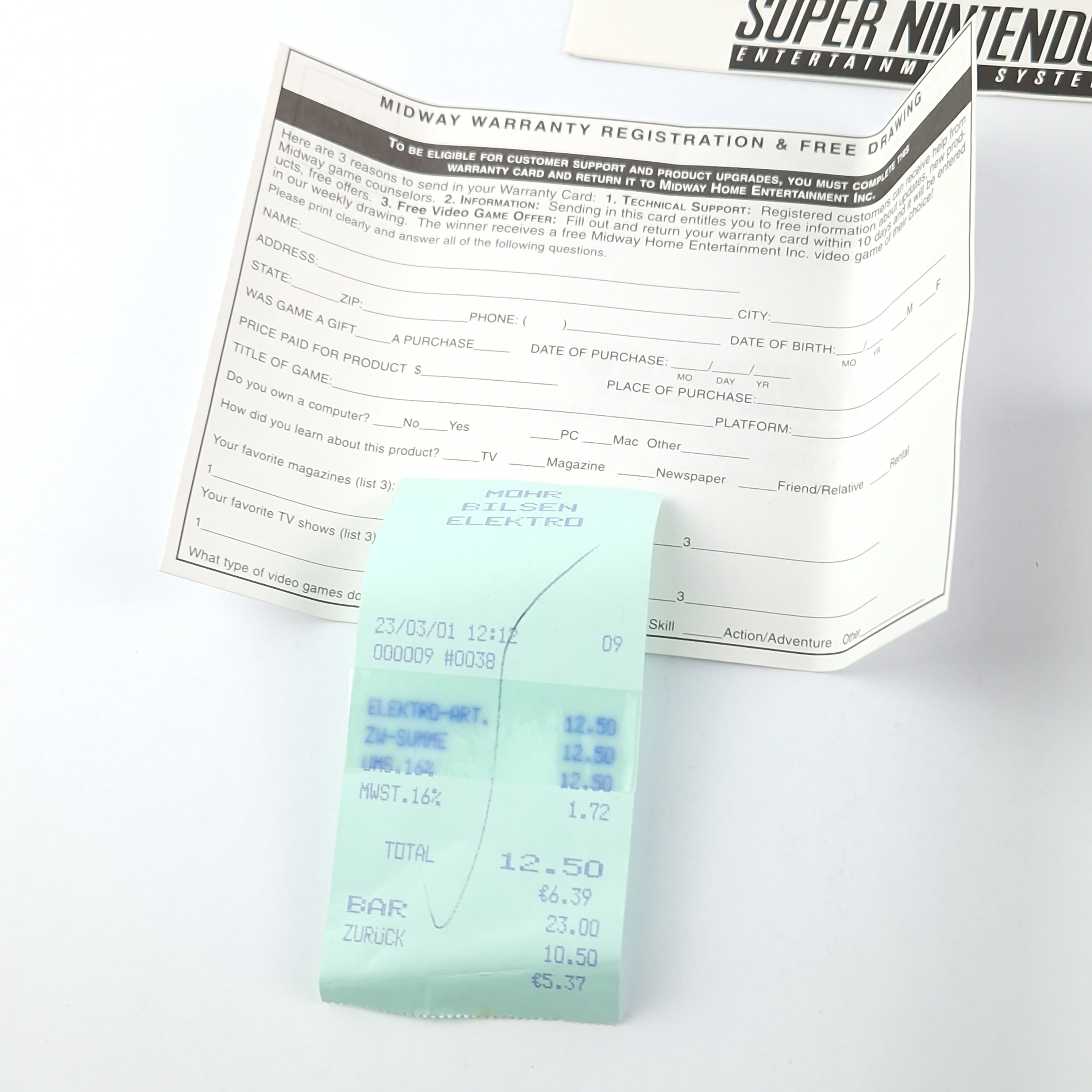 Super Nintendo Spiel – Midway Arcades Greatest Hits OVP