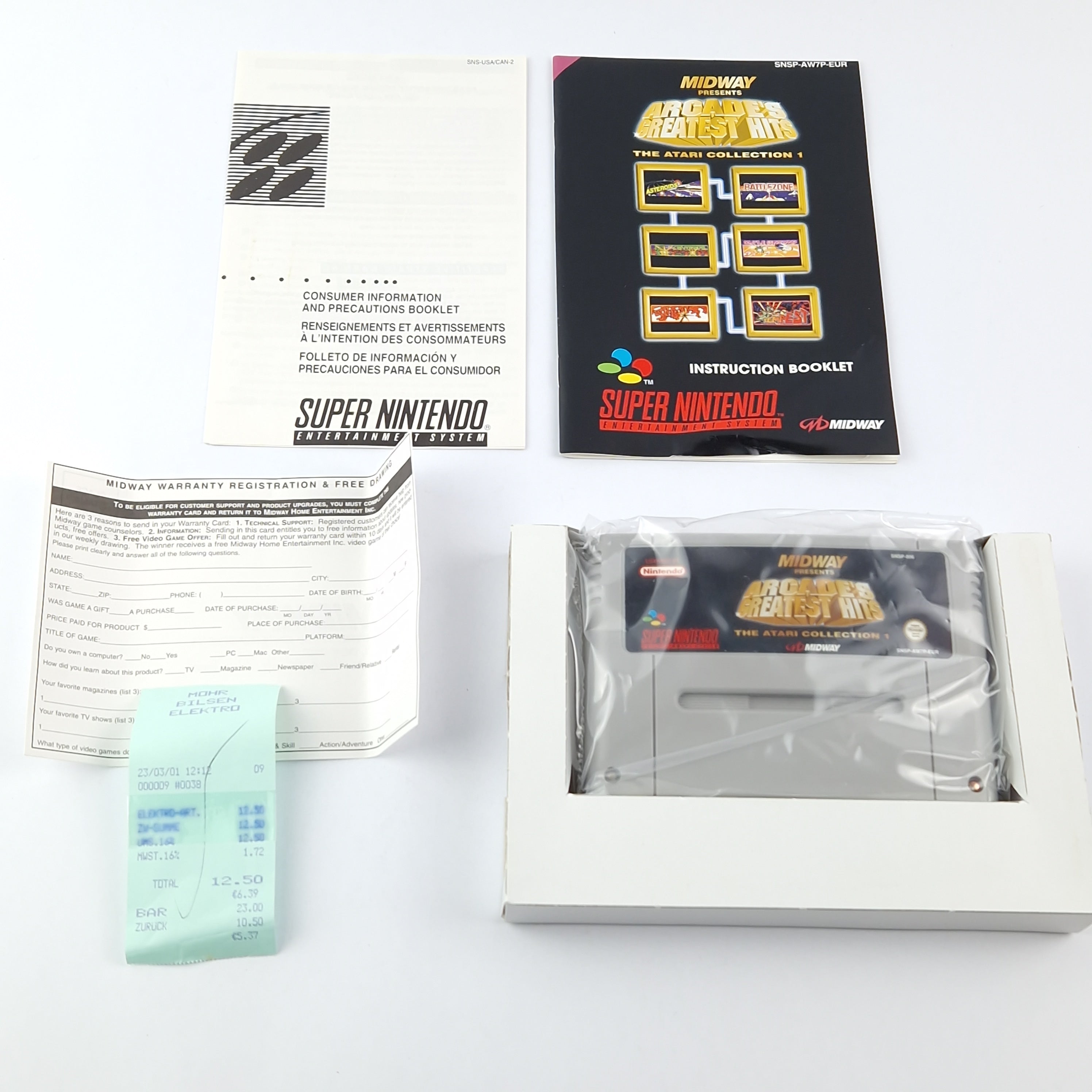 Super Nintendo Spiel – Midway Arcades Greatest Hits OVP