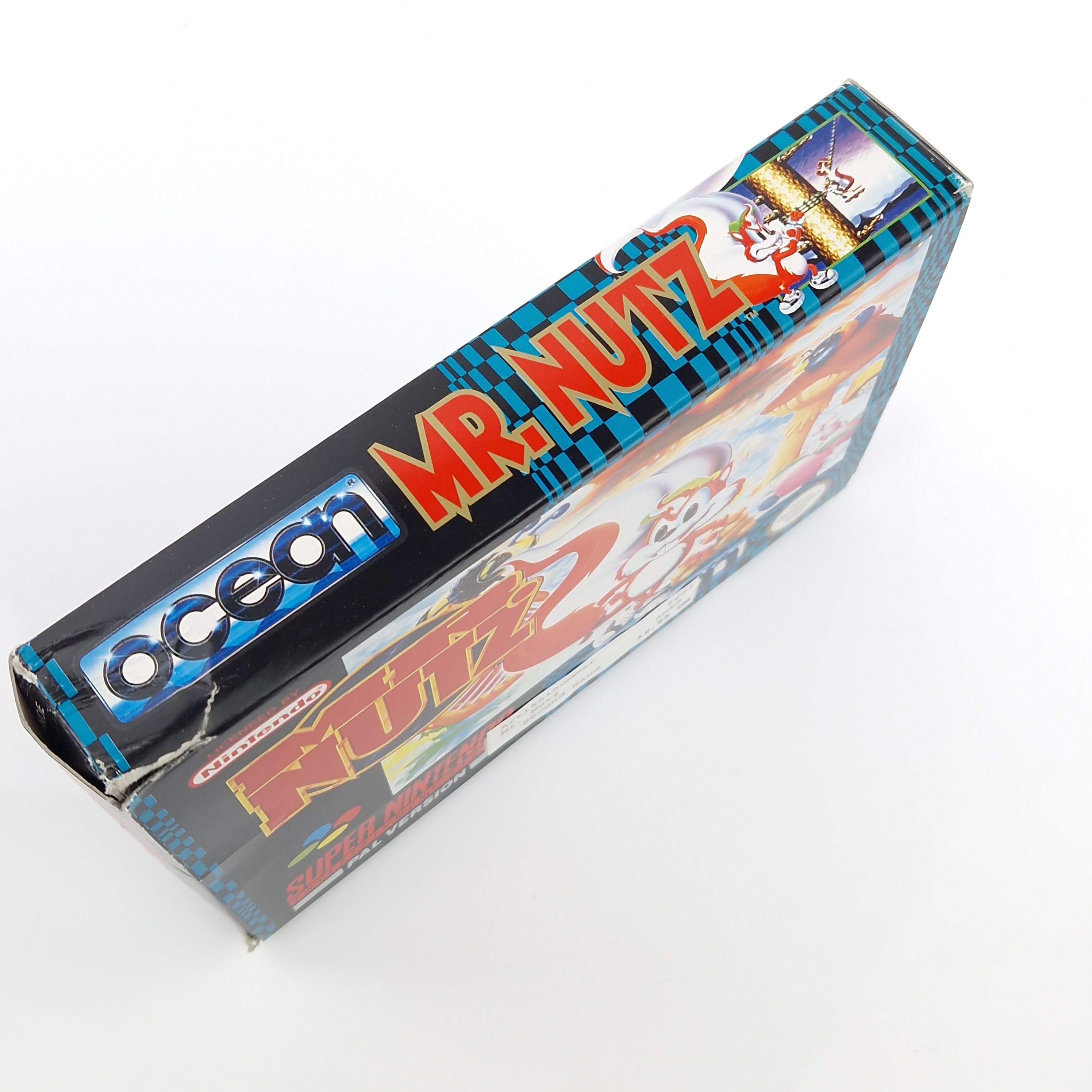 Super Nintendo Spiel – MR. Nutz SNES Modul OVP PAL