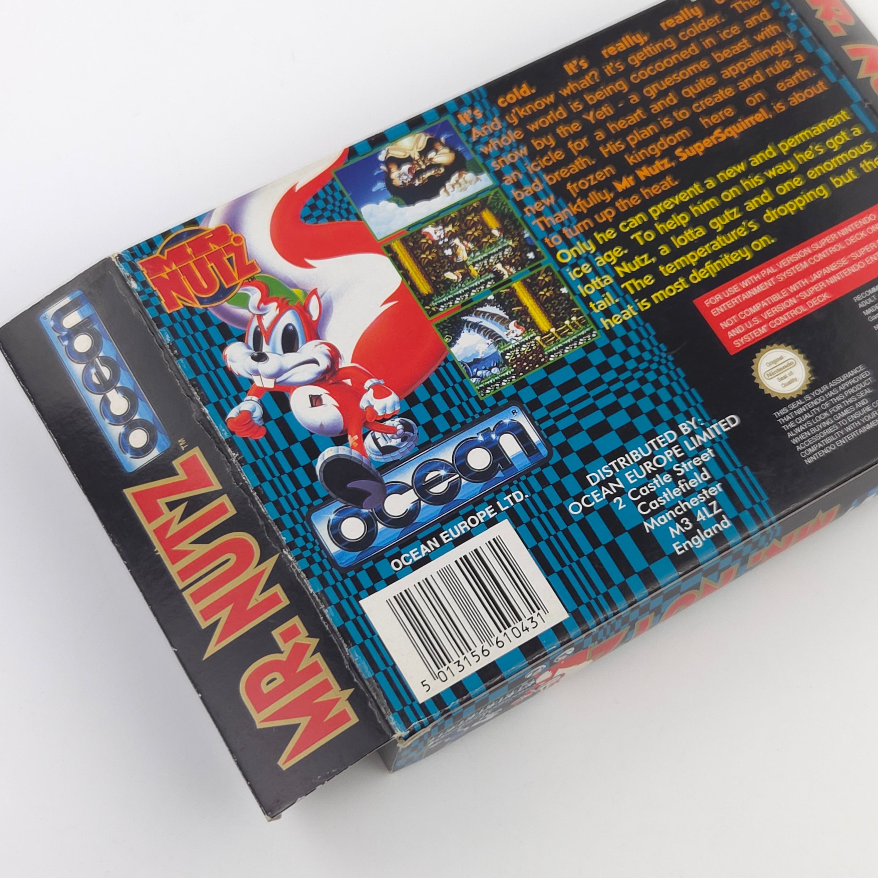 Super Nintendo Spiel – Mr. Nutz (SNES OVP PAL)