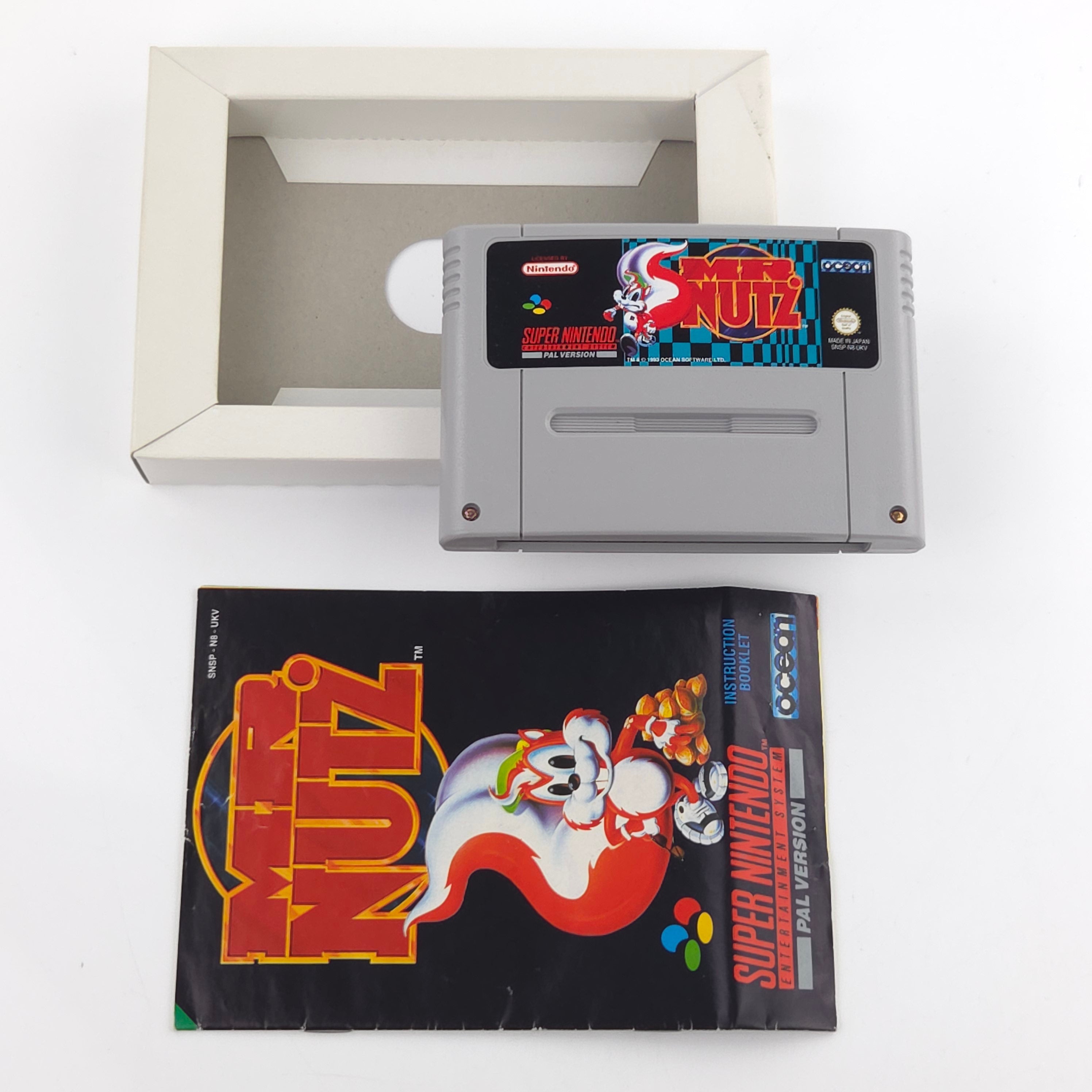 Super Nintendo Spiel – Mr. Nutz (SNES OVP PAL)