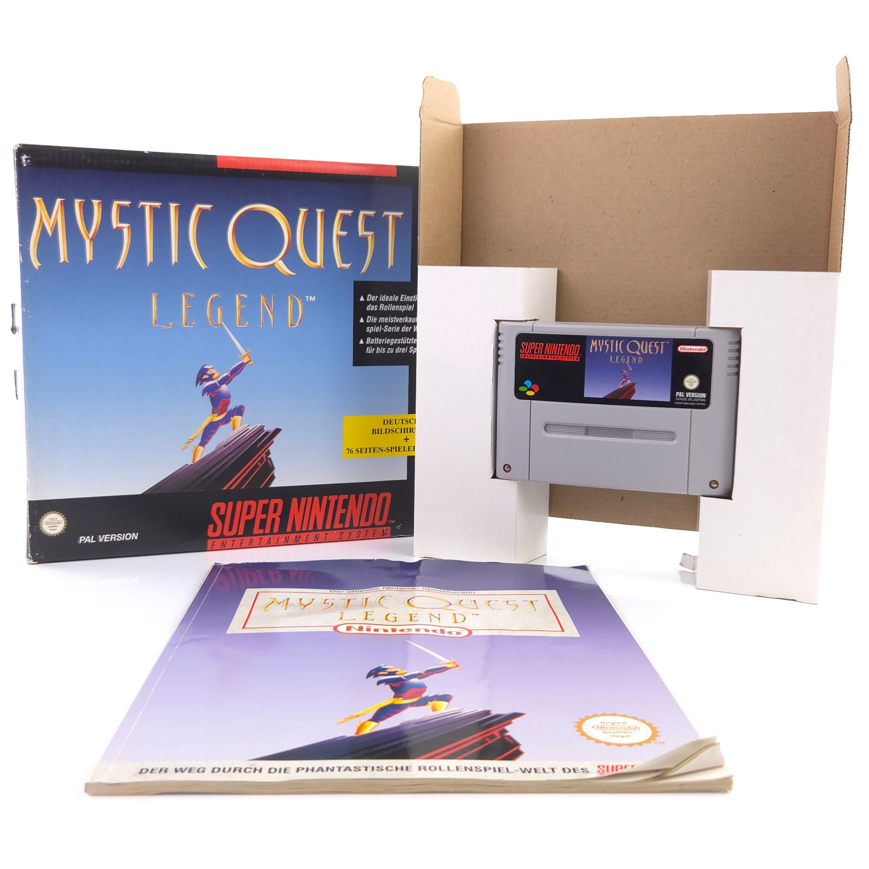 Super Nintendo Spiel – Mystic Quest Legend OVP PAL