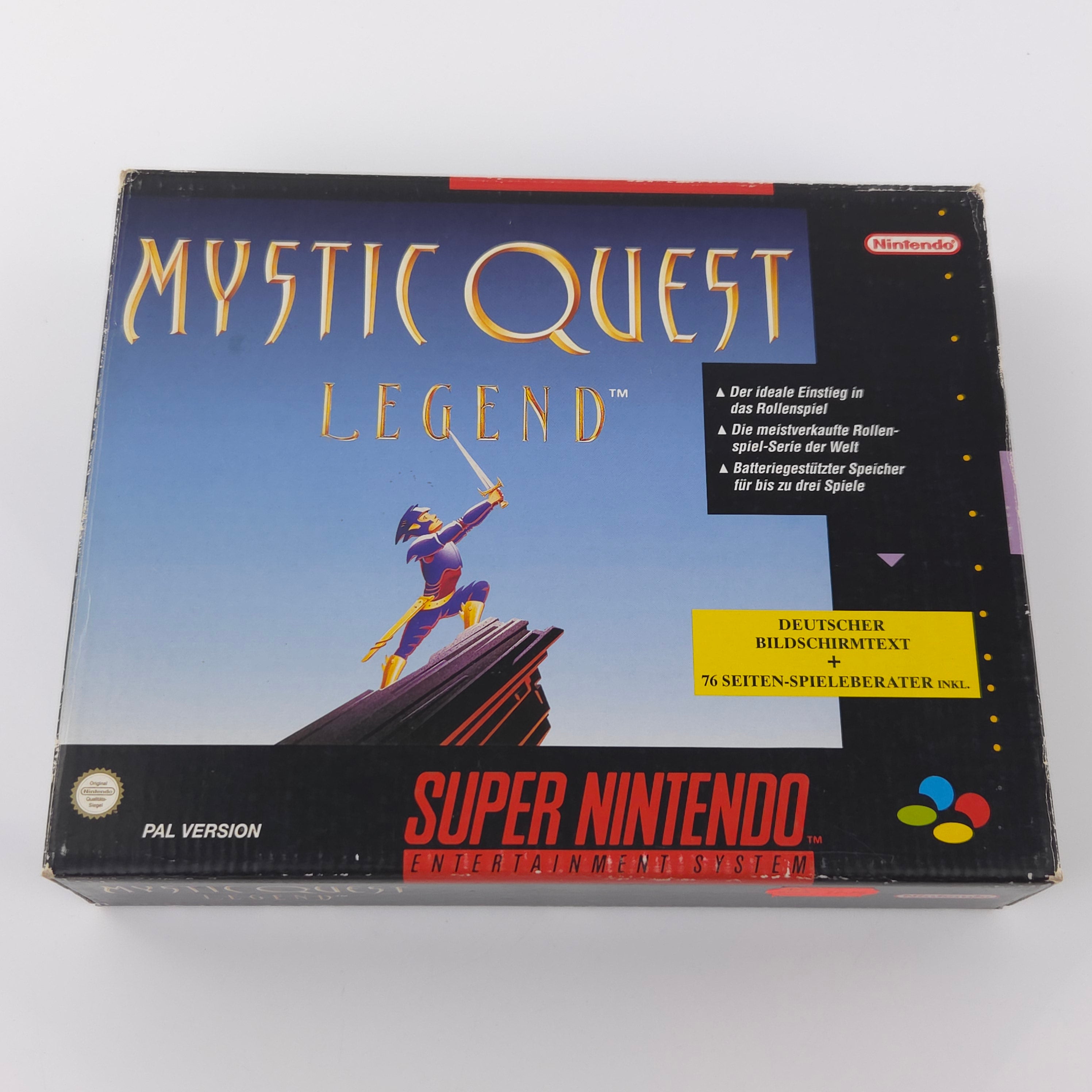 Super Nintendo Spiel – Mystic Quest Legend OVP PAL