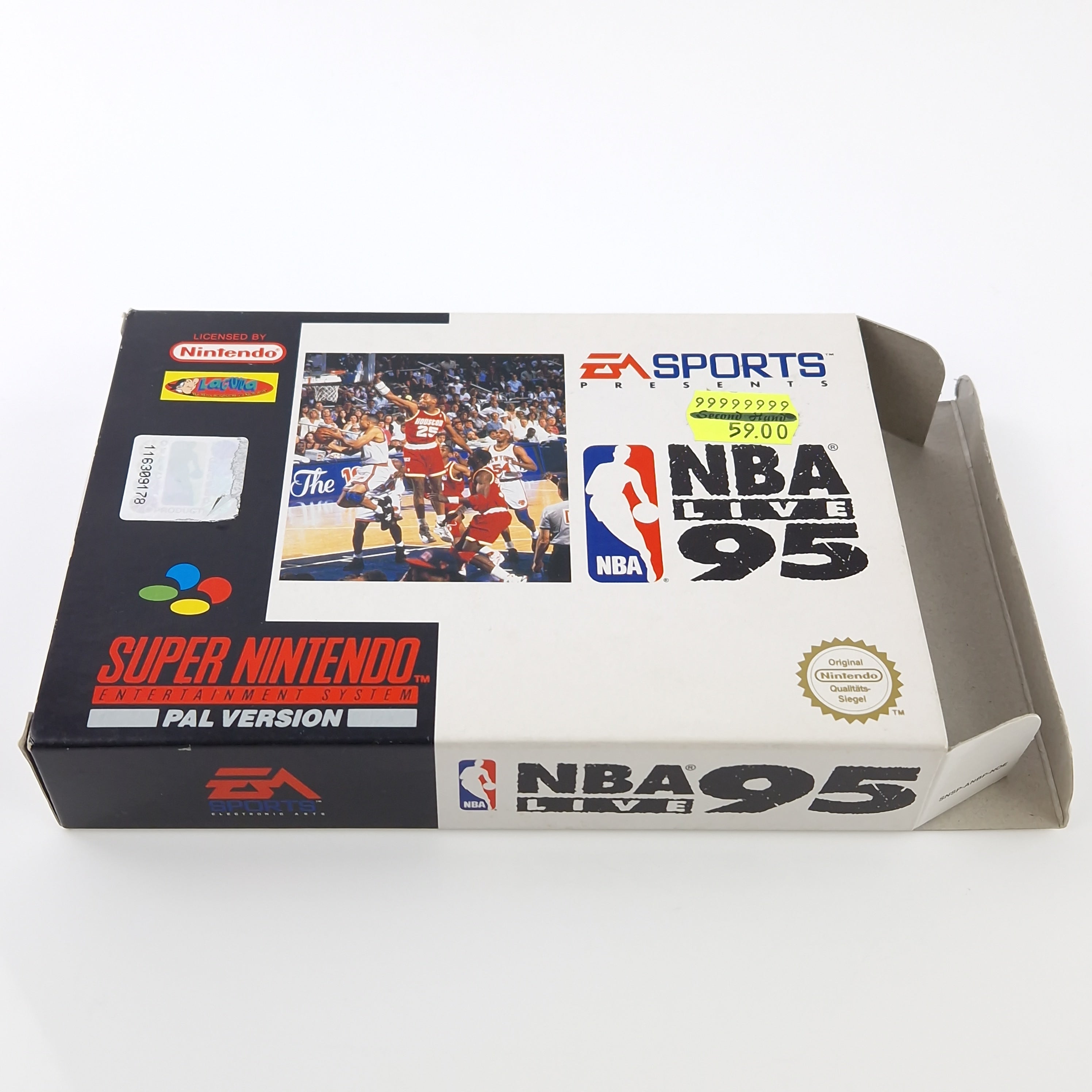 Super Nintendo Spiel – NBA Live 95 Basketball (OVP PAL)