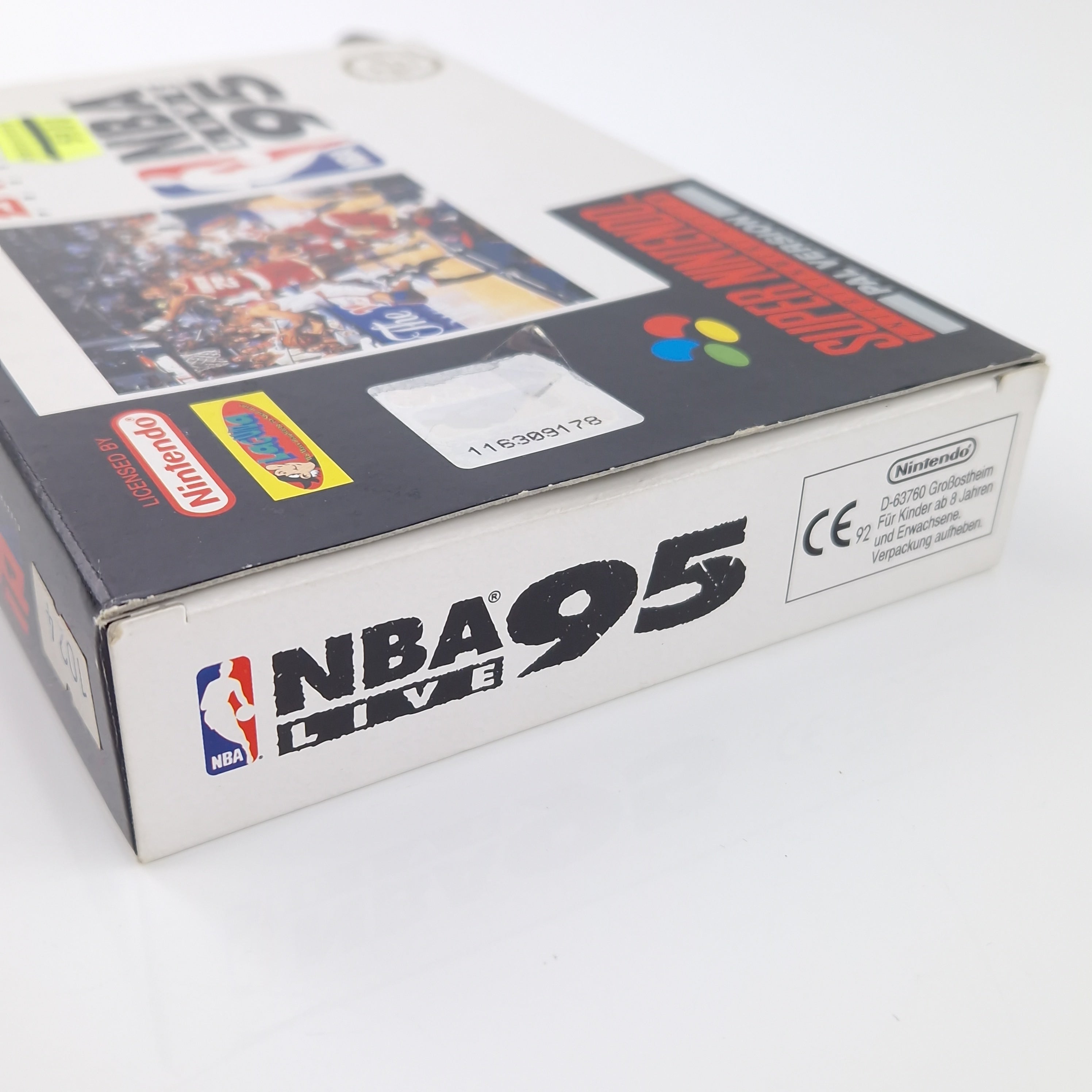 Super Nintendo Spiel – NBA Live 95 Basketball (OVP PAL)
