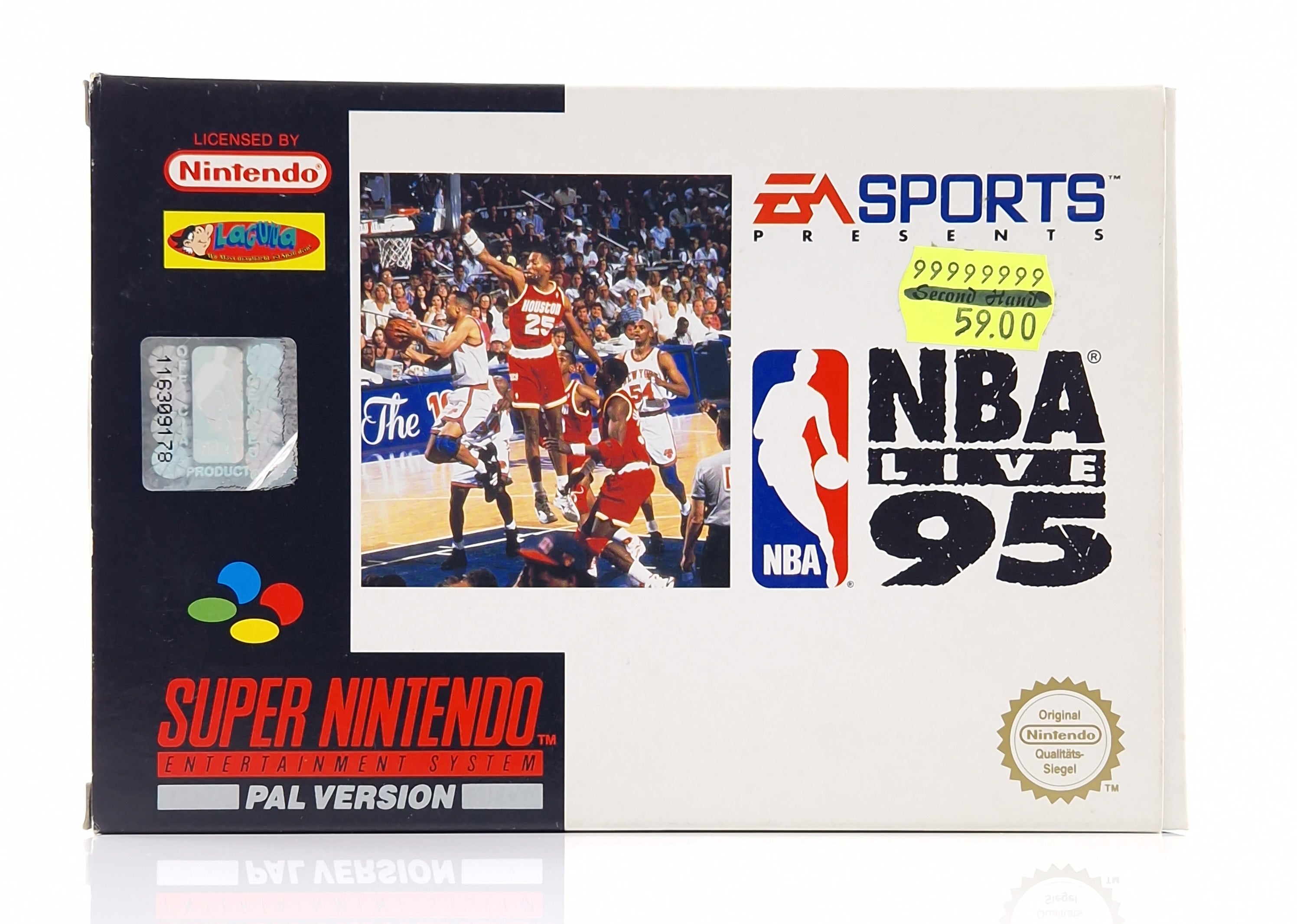 Super Nintendo Spiel – NBA Live 95 Basketball (OVP PAL)