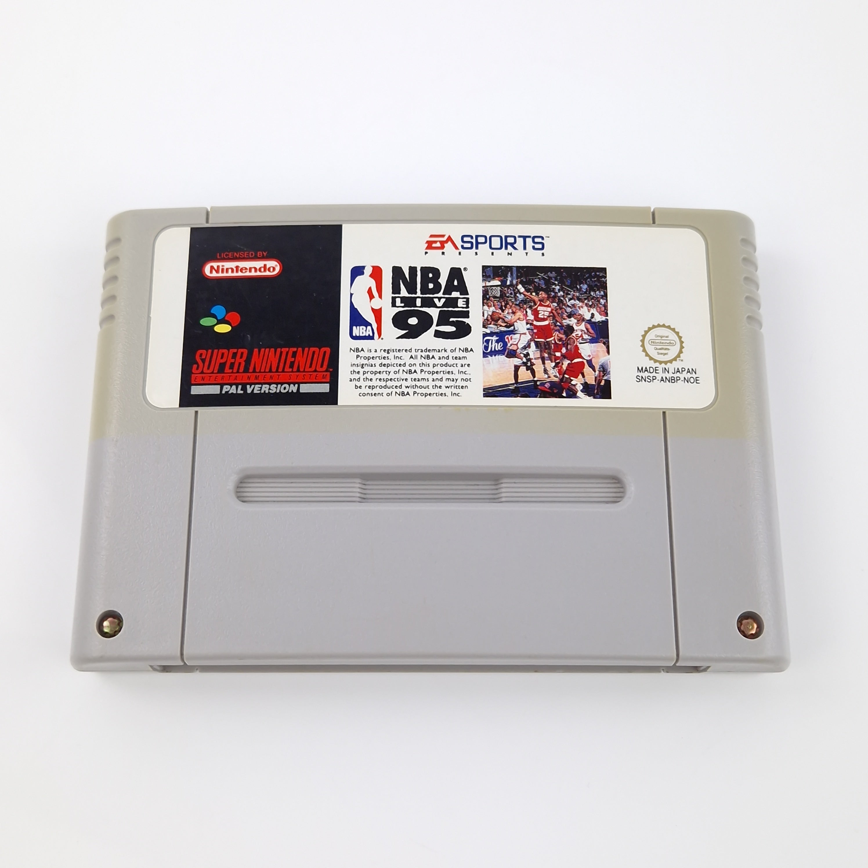 Super Nintendo Spiel – NBA Live 95 Basketball (OVP PAL)