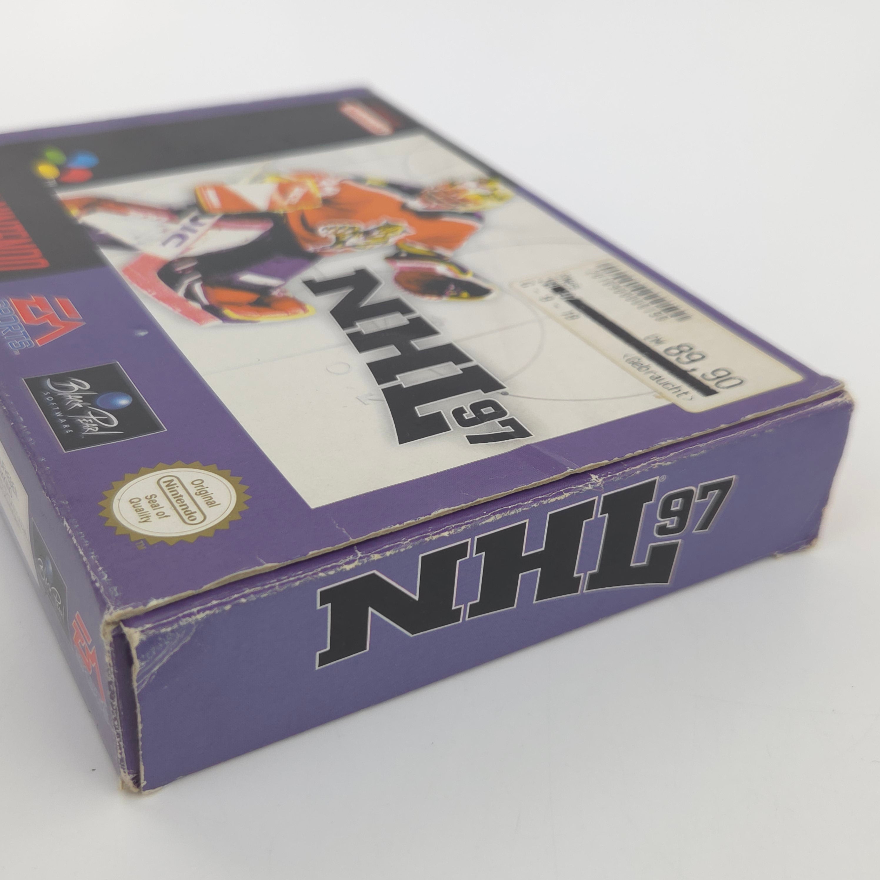 Super Nintendo Spiel NHL 97 SNES Modul Anleitung OVP PAL