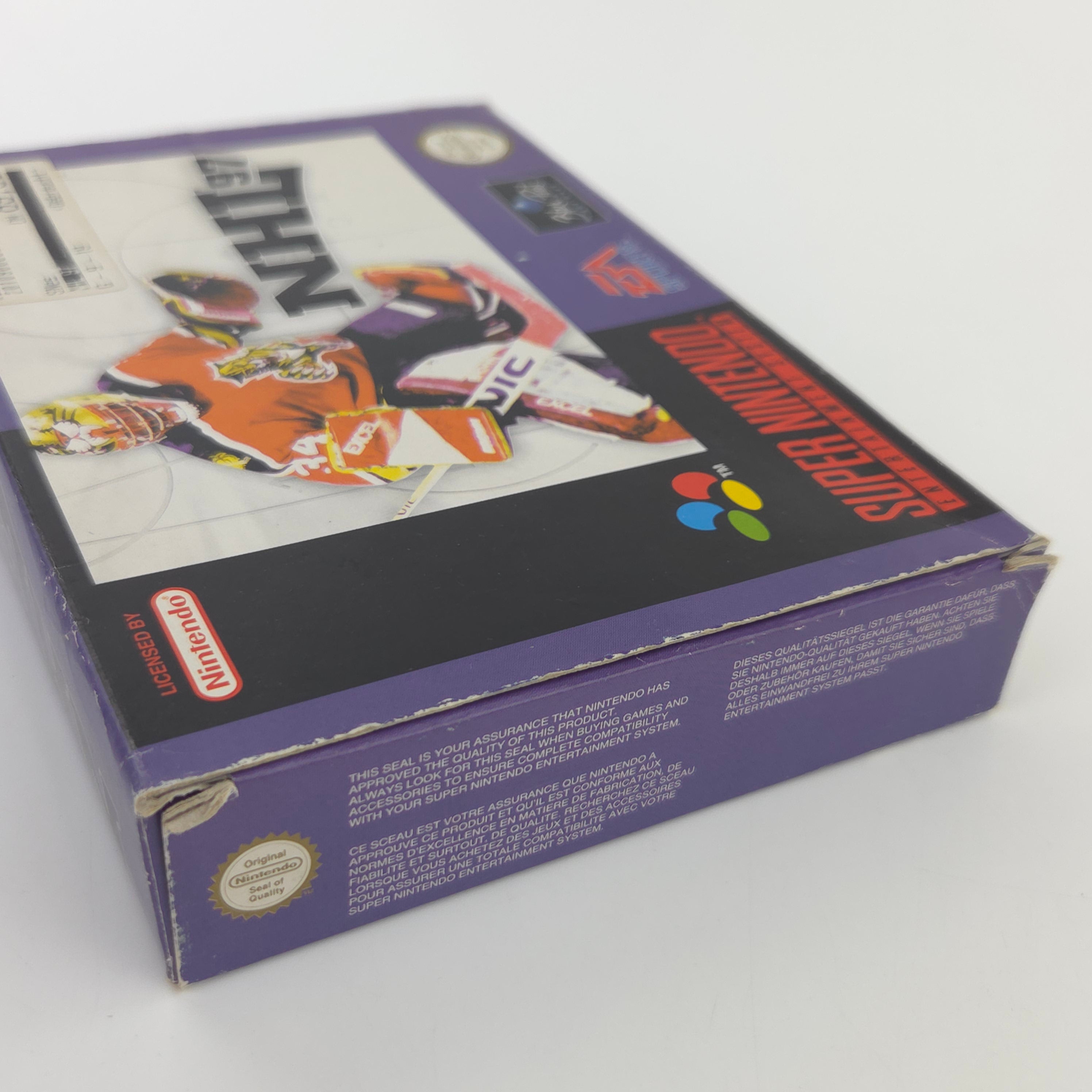 Super Nintendo Spiel NHL 97 SNES Modul Anleitung OVP PAL