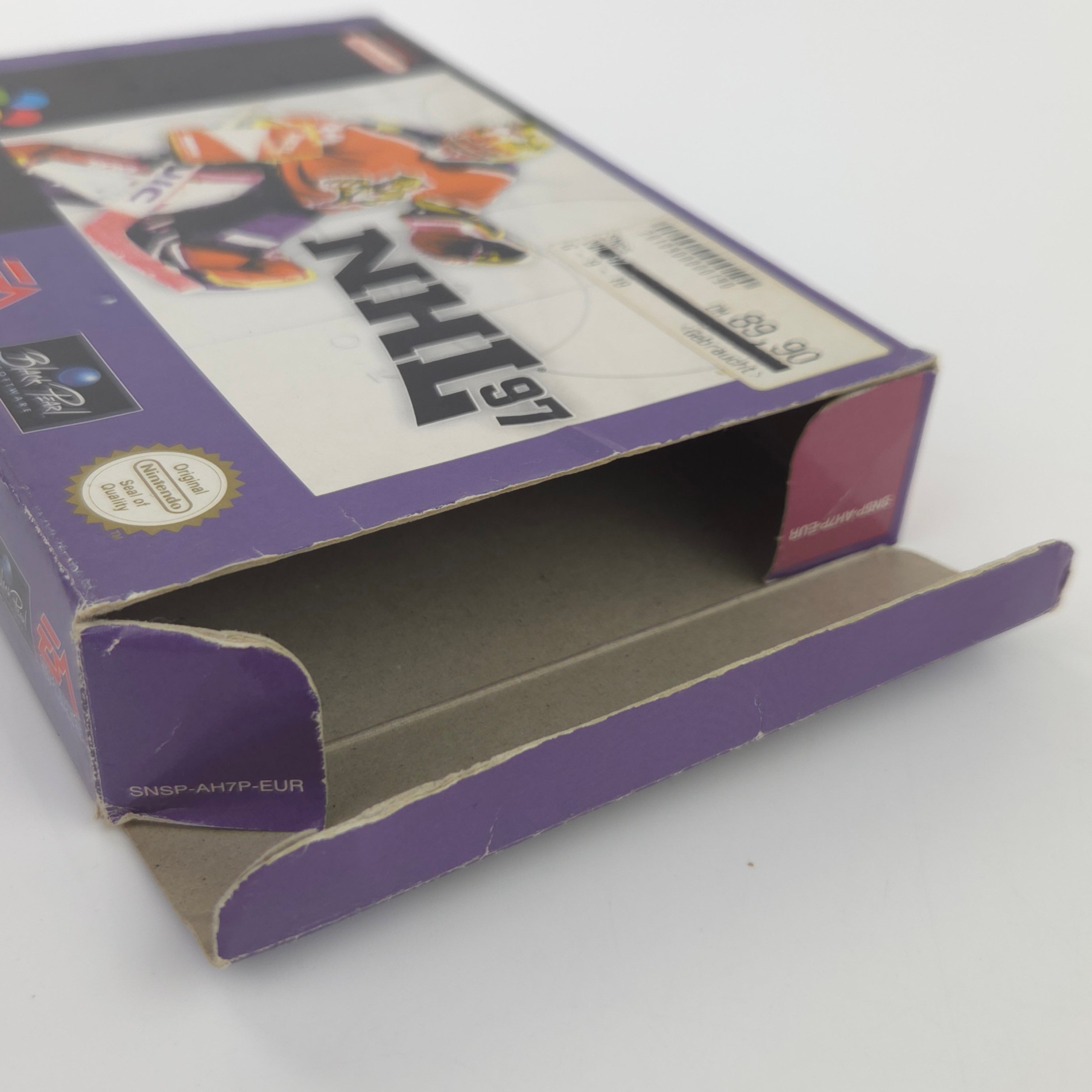 Super Nintendo Spiel NHL 97 SNES Modul Anleitung OVP PAL