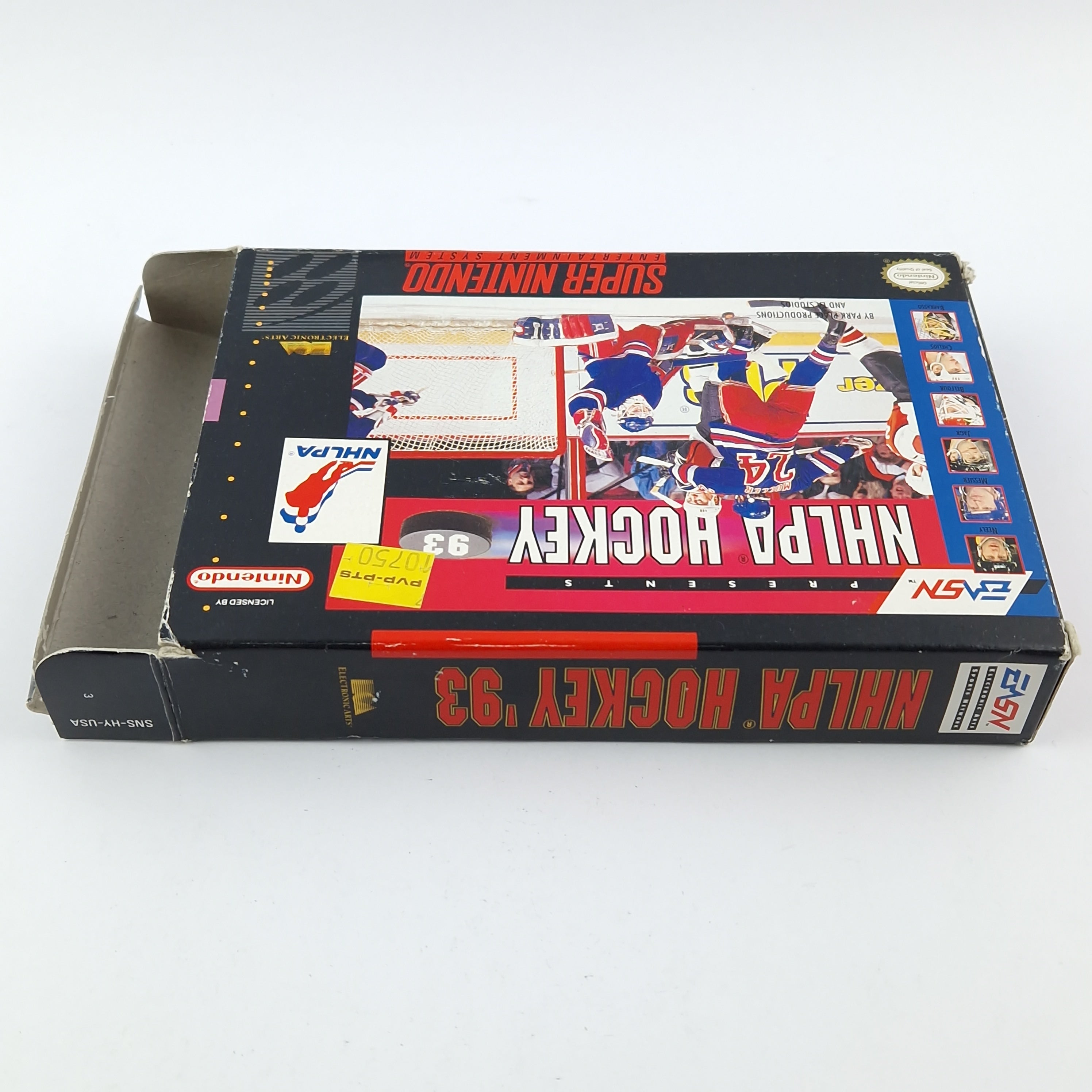 Super Nintendo Spiel – NHLPA Hockey 93 OVP Anleitung SNES