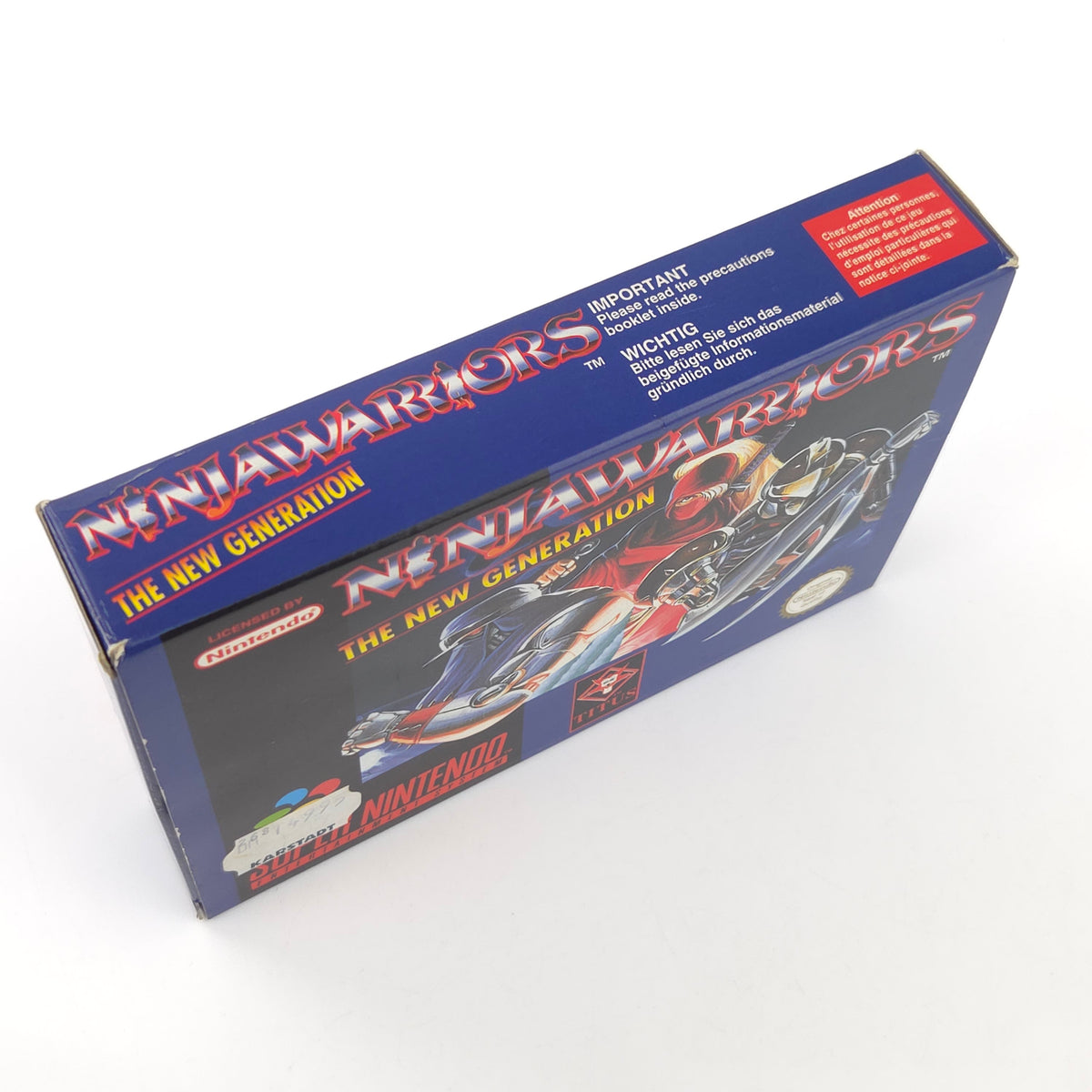 Super Nintendo Spiel Ninja Warriors OVP