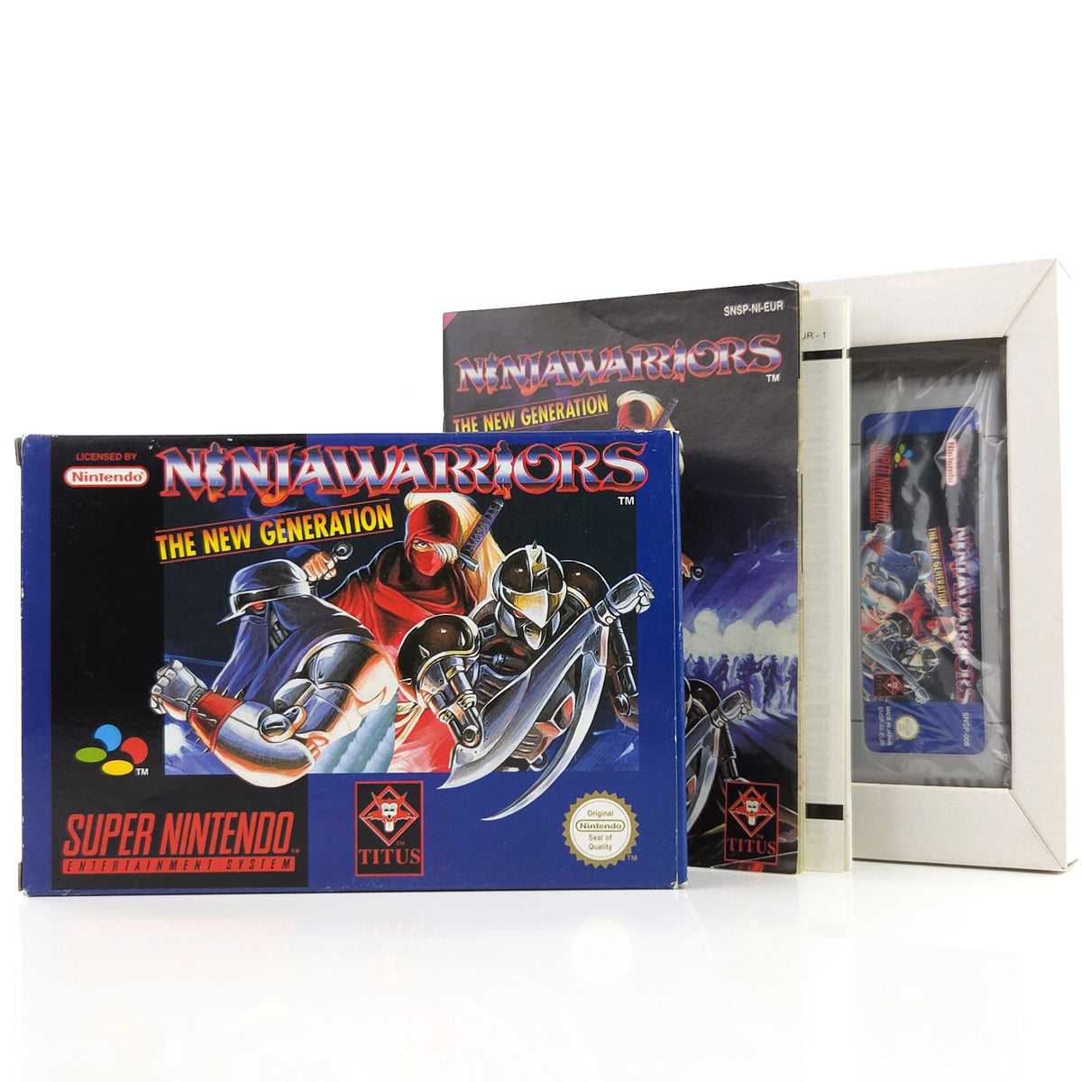 Super Nintendo Spiel Ninja Warriors OVP PAL EUR