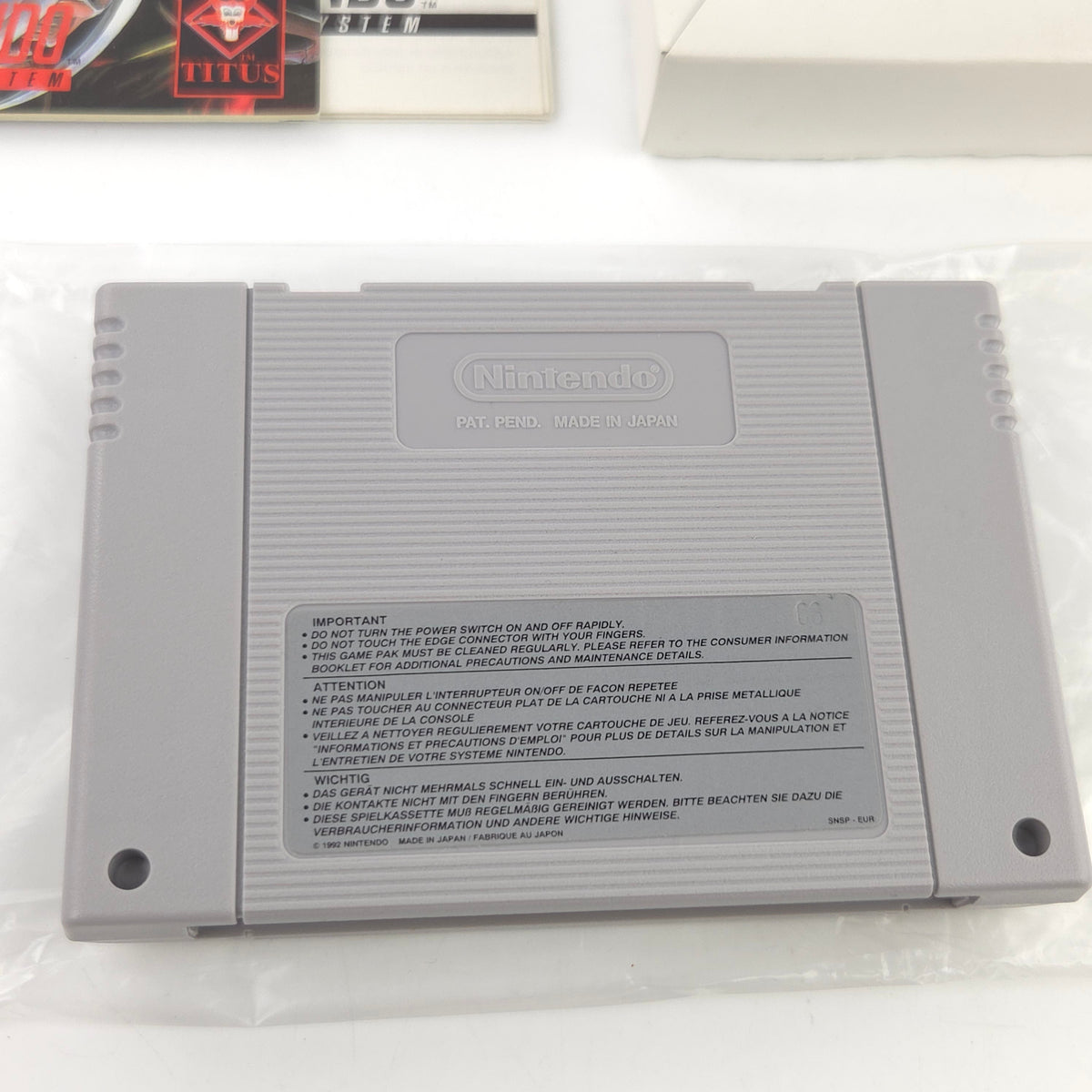 Super Nintendo Spiel Ninja Warriors OVP