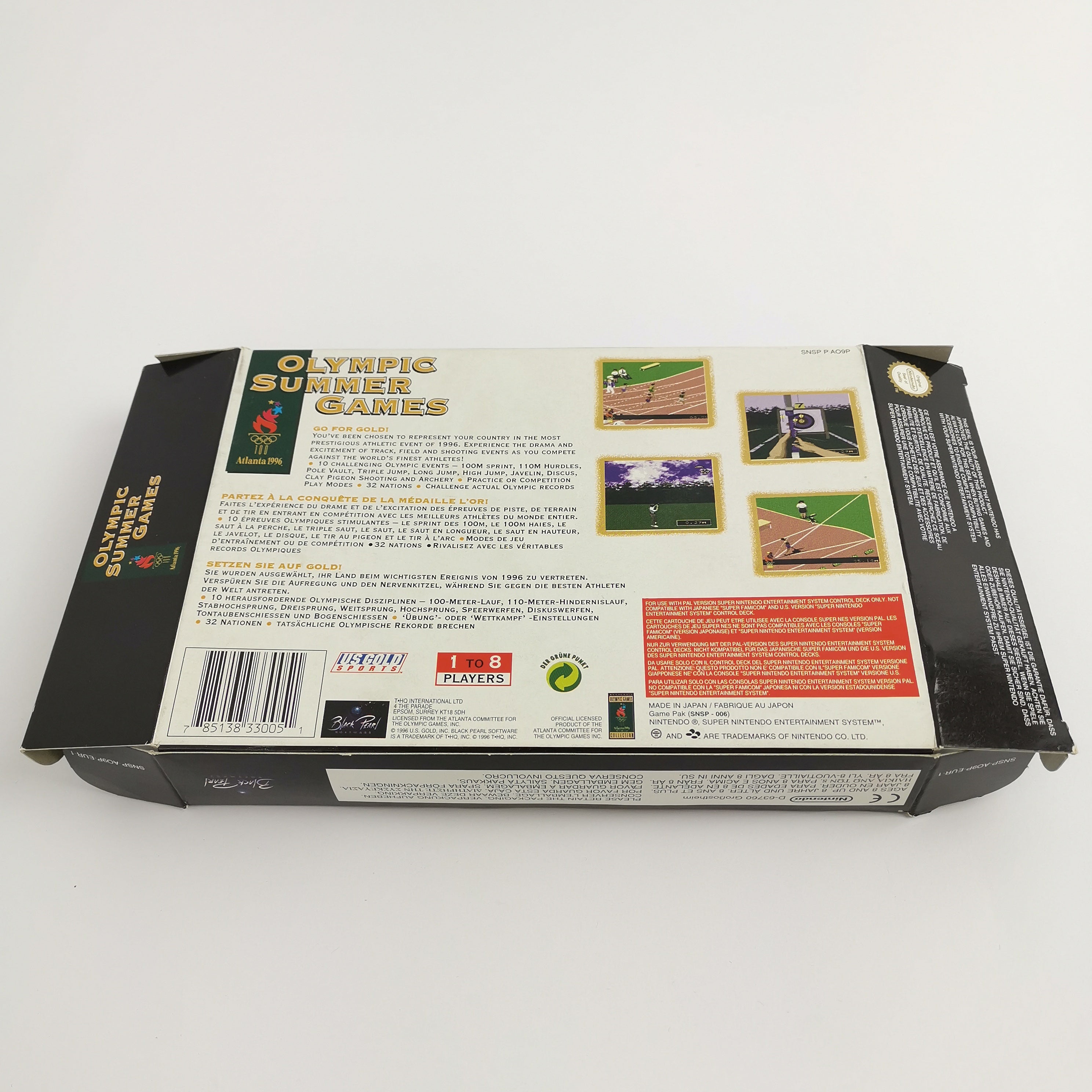 Super Nintendo Spiel – Olympic Summer Games OVP PAL EUR