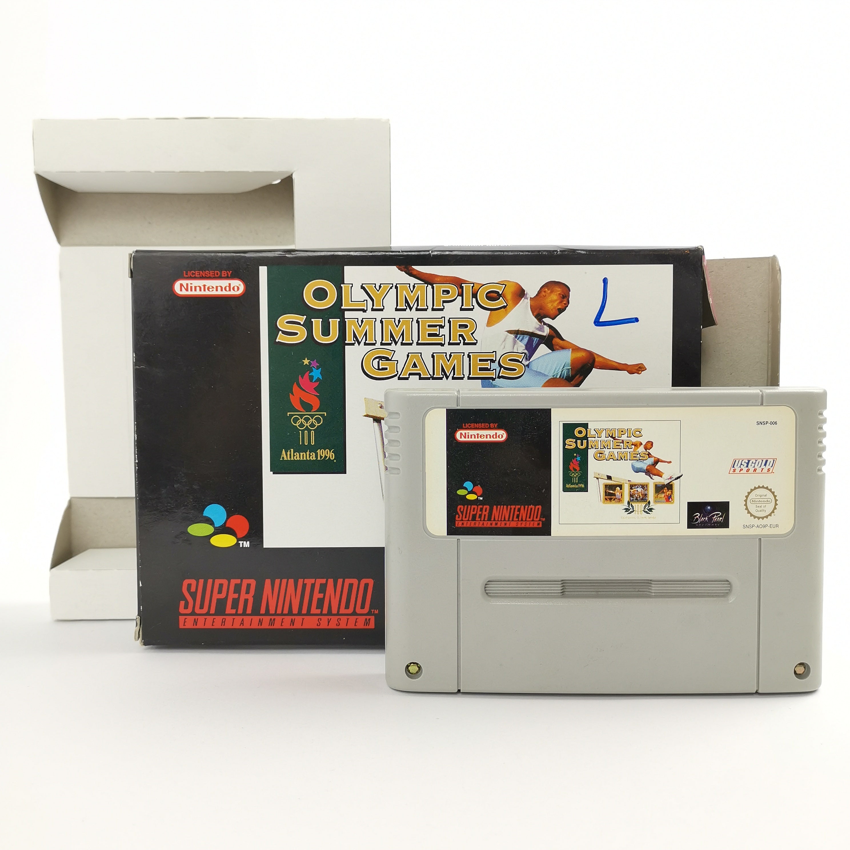 Super Nintendo Spiel – Olympic Summer Games OVP PAL EUR