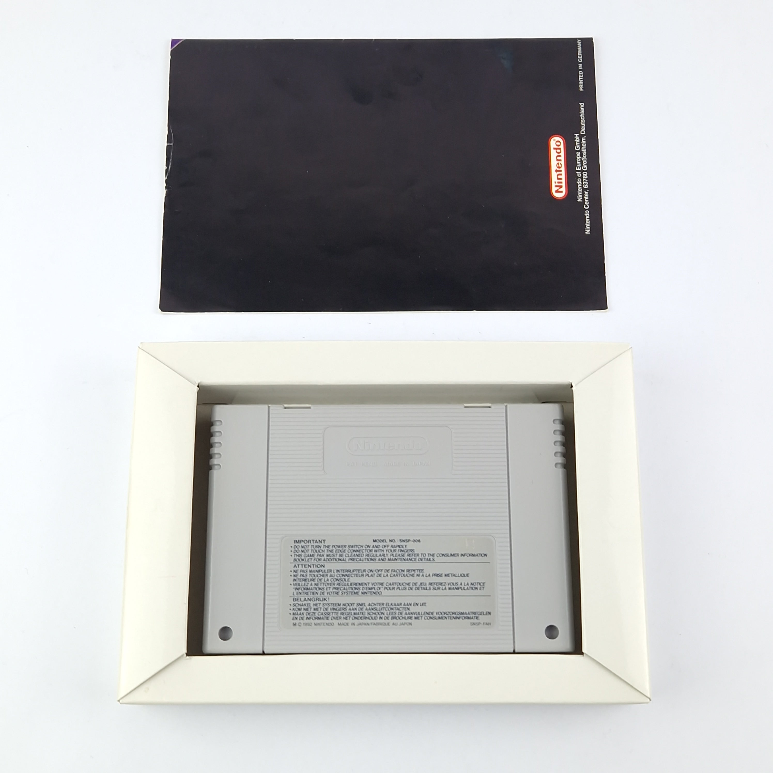 Super Nintendo Spiel – Pac-Attack OVP Anleitung Modul PAL